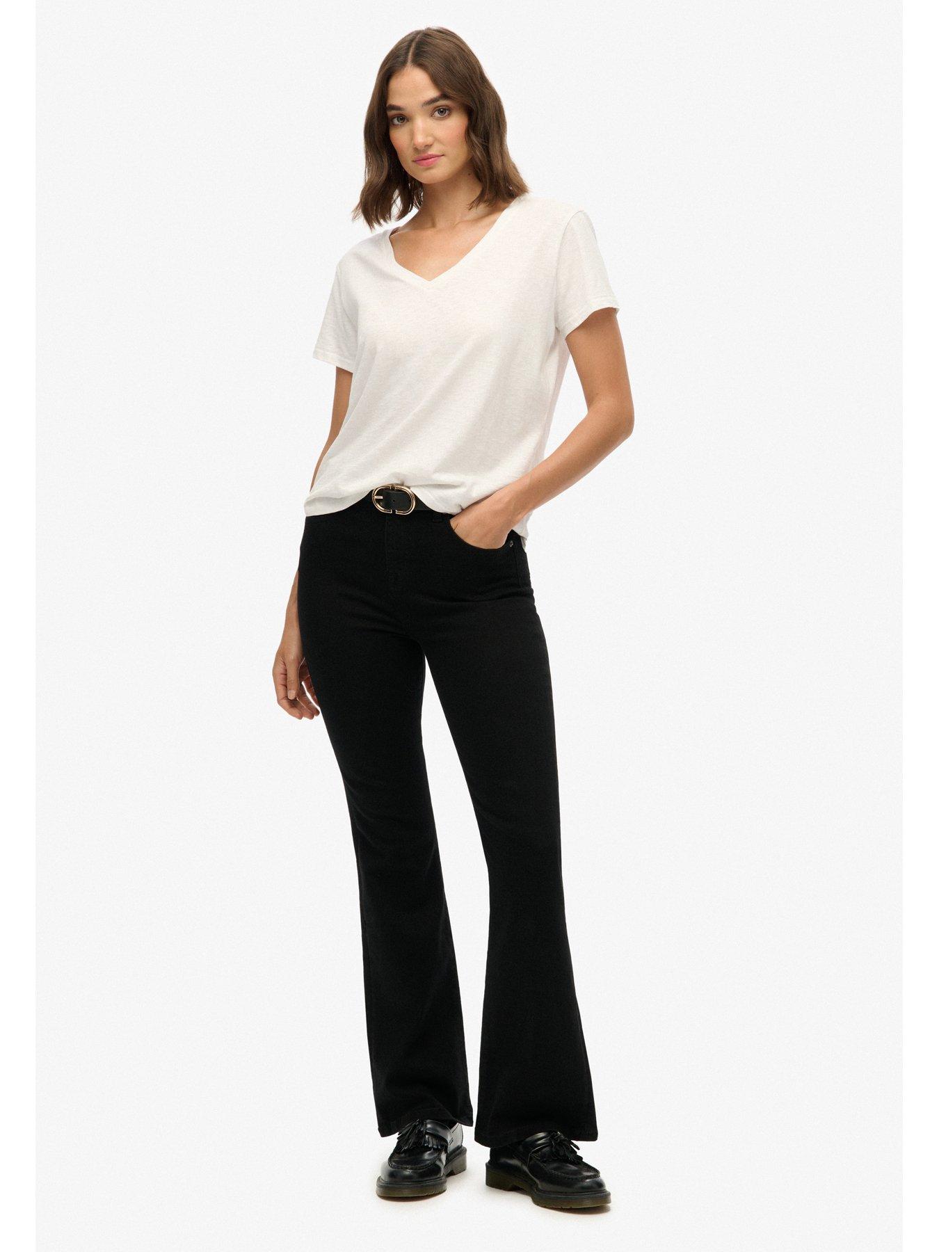 Image 3 of 7 of Superdry High Rise Flare Jean