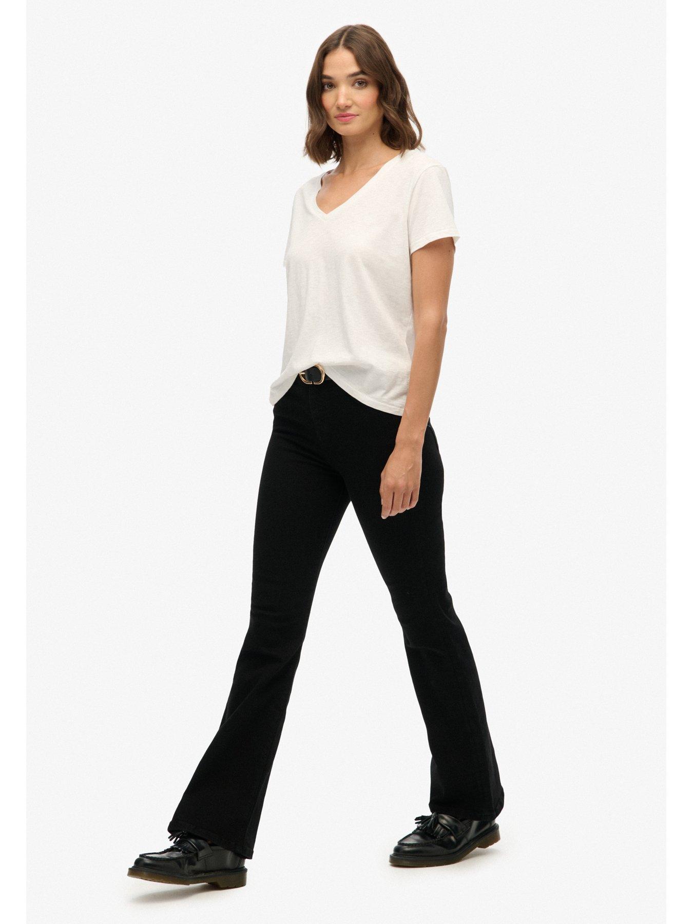 Image 4 of 7 of Superdry High Rise Flare Jean