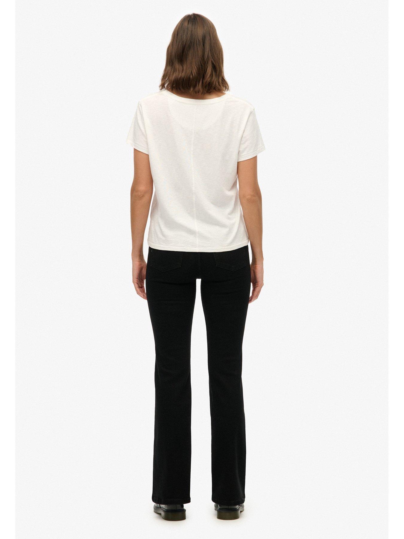Image 5 of 7 of Superdry High Rise Flare Jean