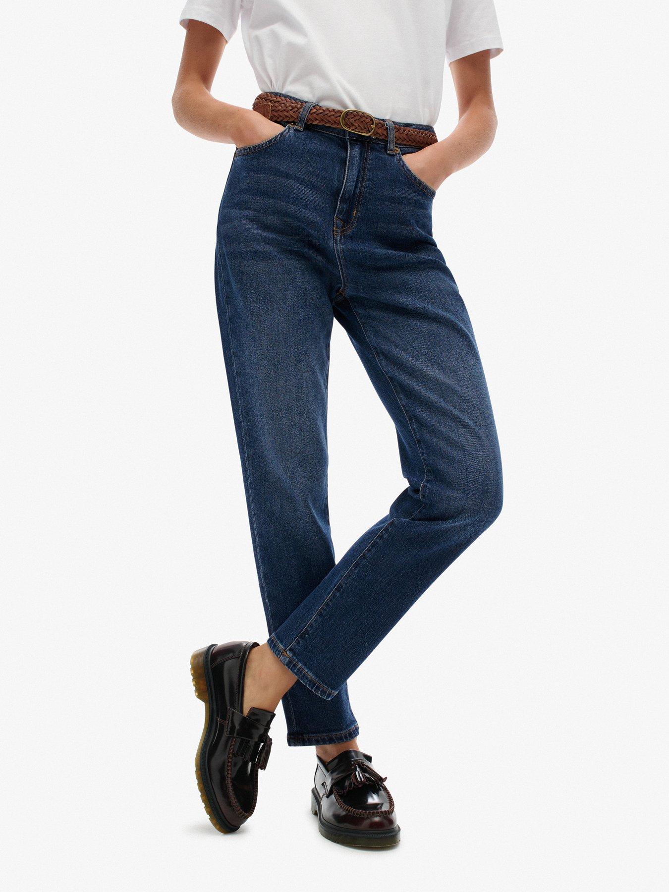 Superdry High Rise Mom Jean