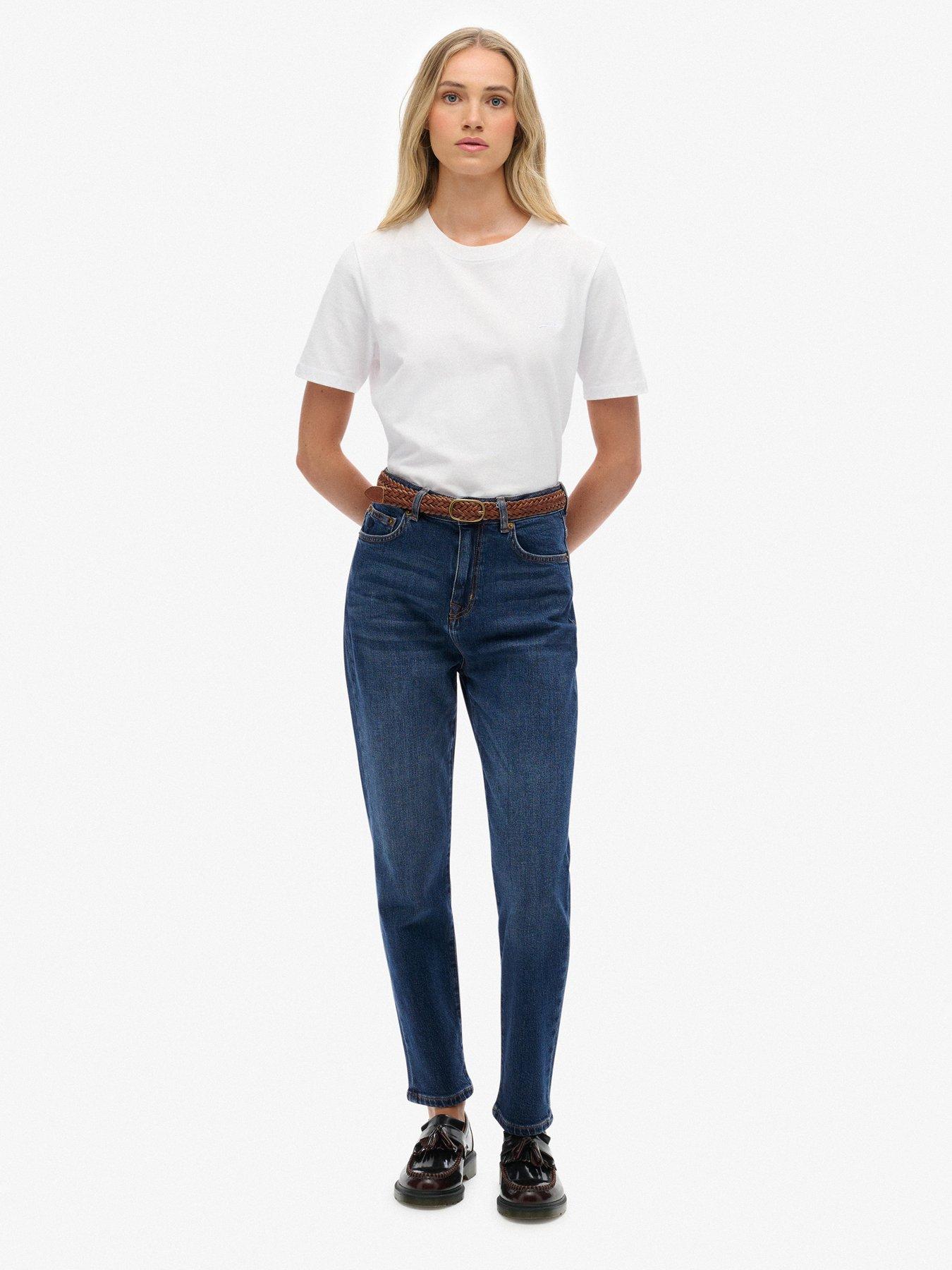 Image 3 of 7 of Superdry High Rise Mom Jean