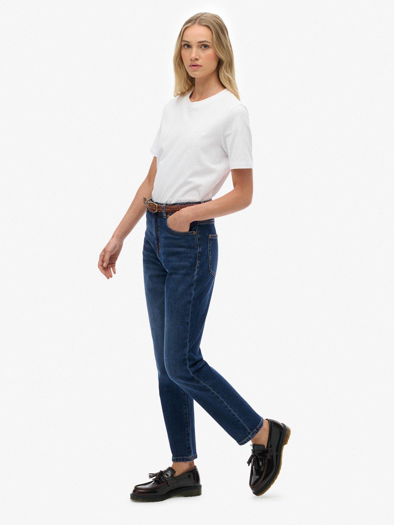 Image 4 of 7 of Superdry High Rise Mom Jean