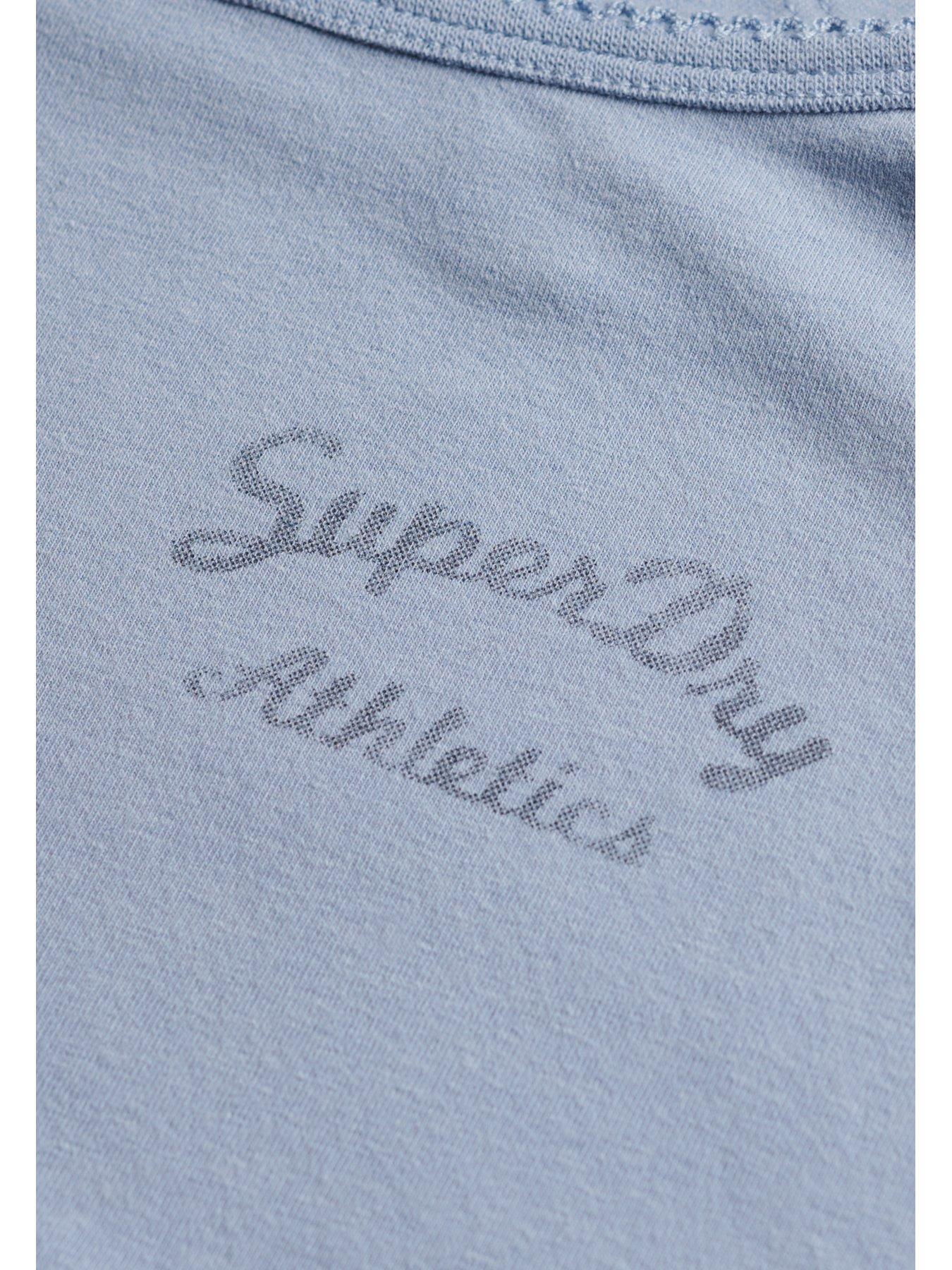Image 6 of 6 of Superdry Ath Ess Graphic Cami - Blue