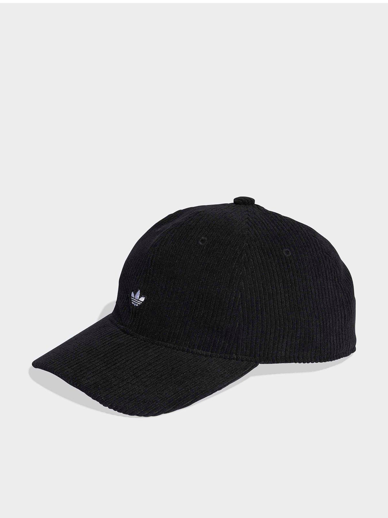 Image 1 of 4 of adidas Originals Corduroy Baseball Cap - Black