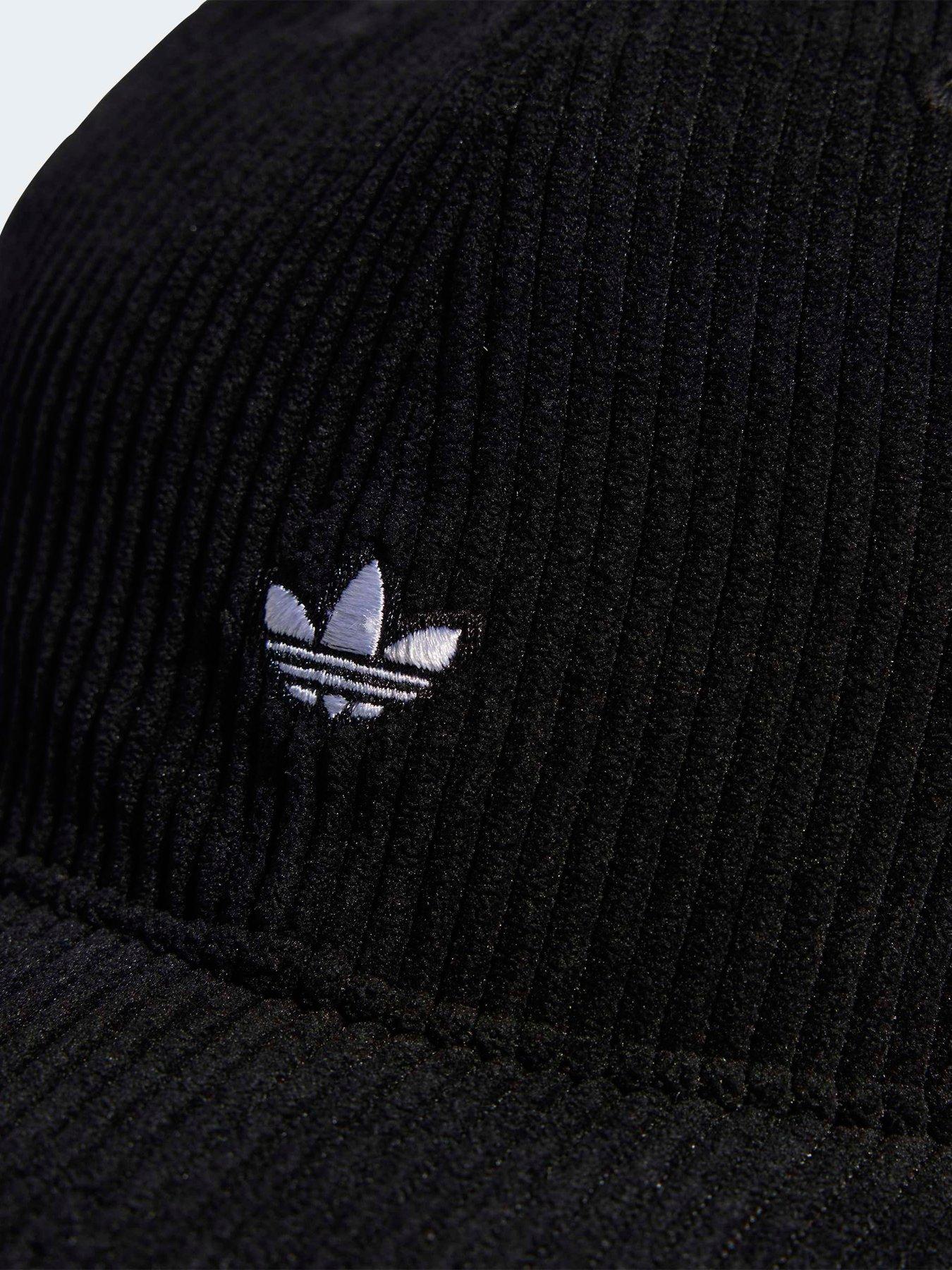 Image 3 of 4 of adidas Originals Corduroy Baseball Cap - Black