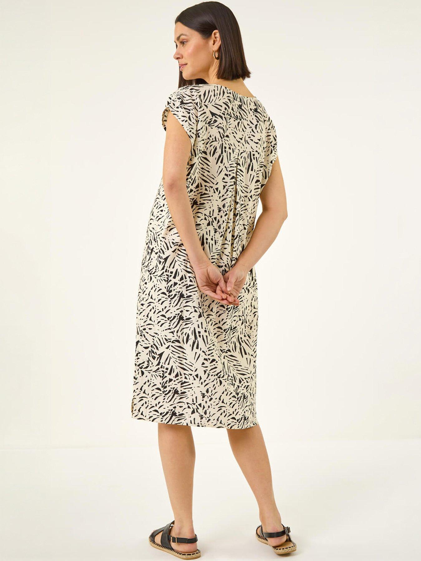 Image 2 of 5 of Roman Speckled Print Hotfix Shift Dress