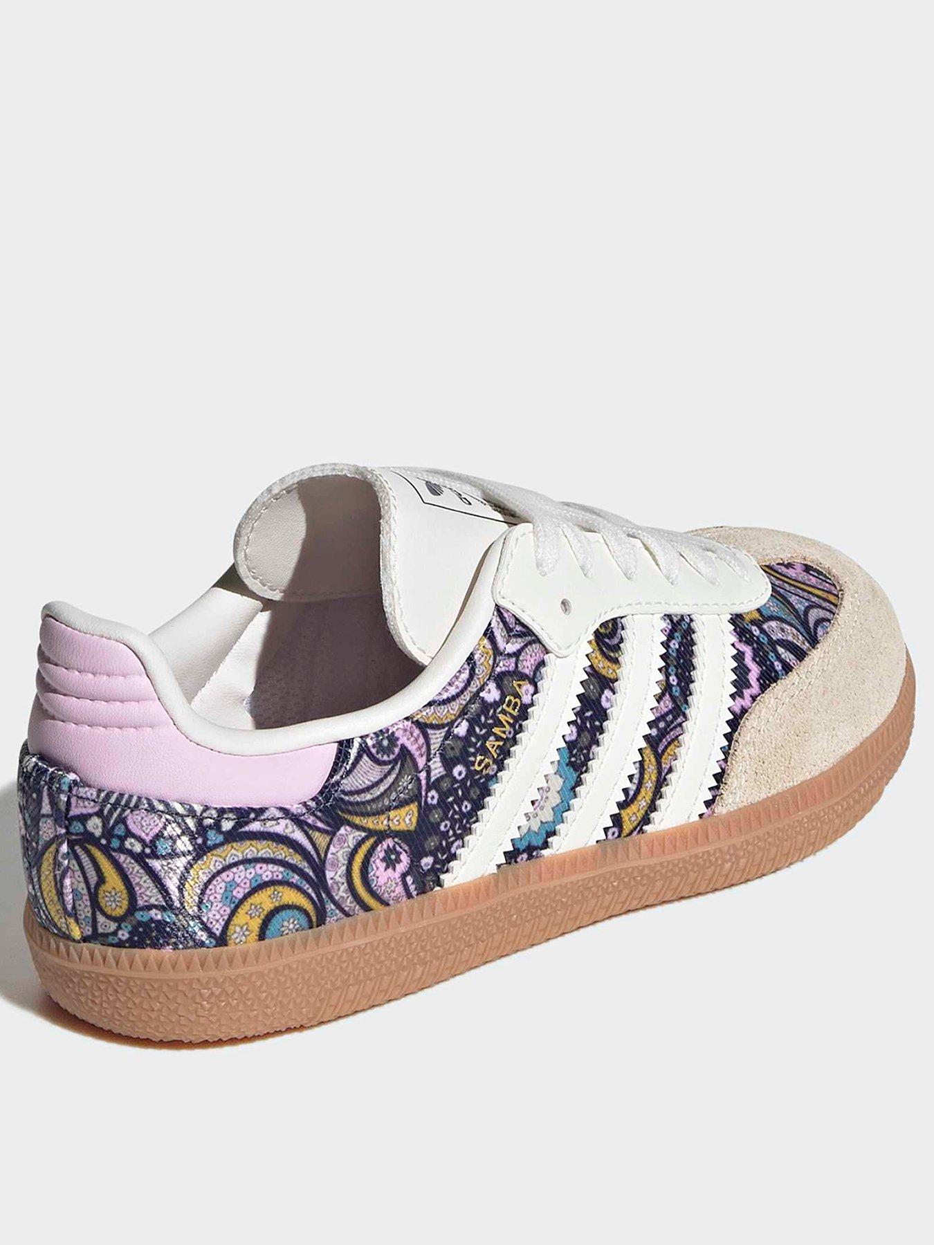 Image 3 of 7 of adidas Originals Liberty Samba OG Trainers - White