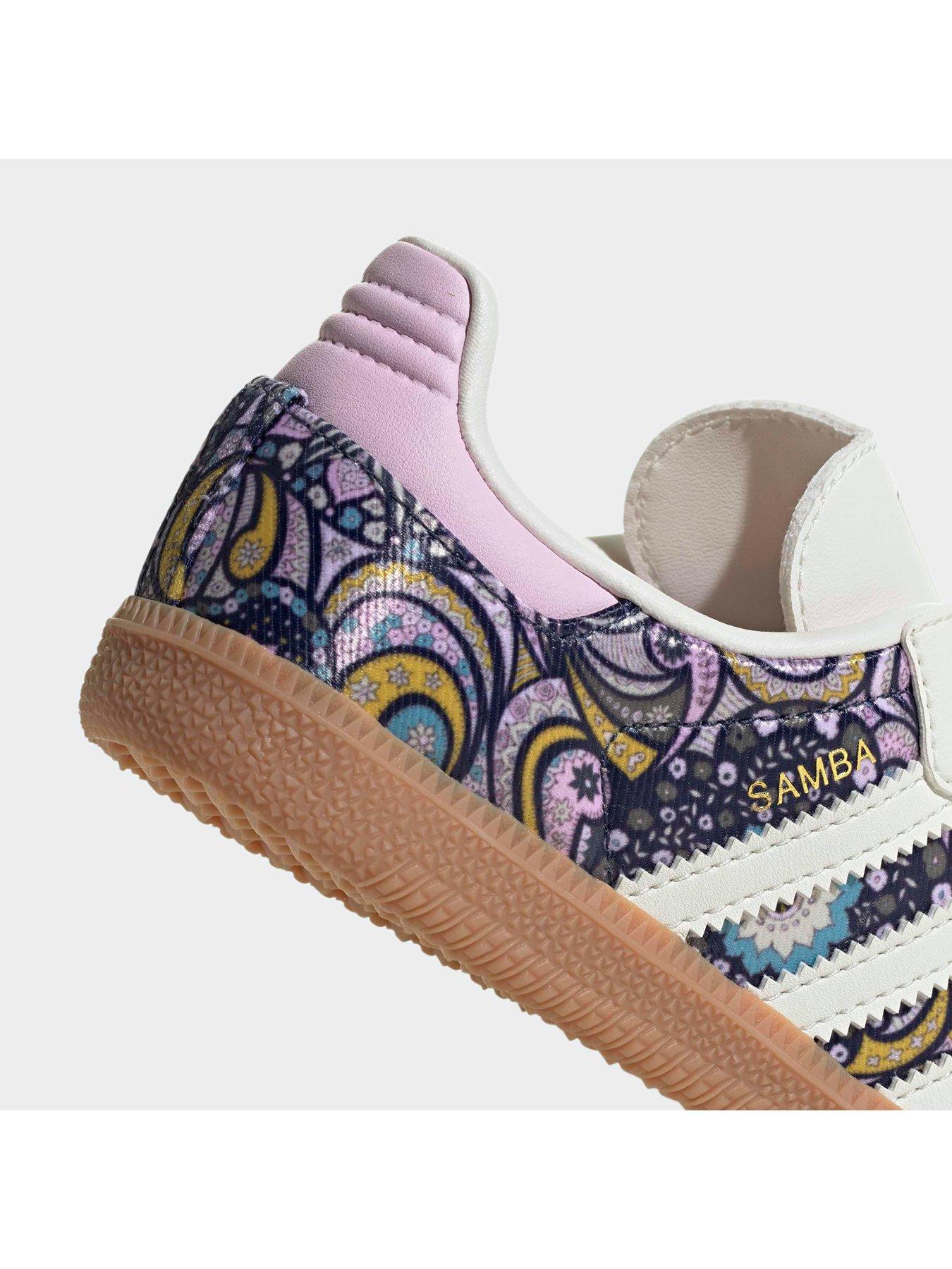 Image 6 of 7 of adidas Originals Liberty Samba OG Trainers - White