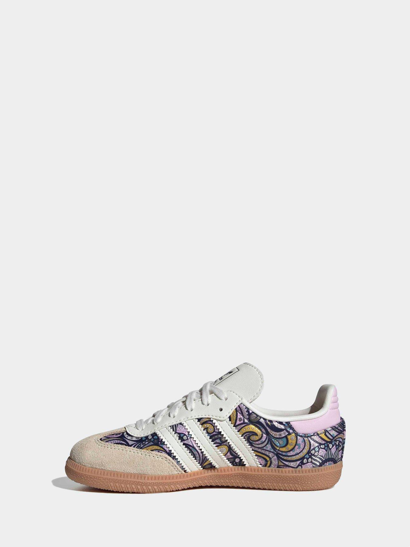 Image 7 of 7 of adidas Originals Liberty Samba OG Trainers - White