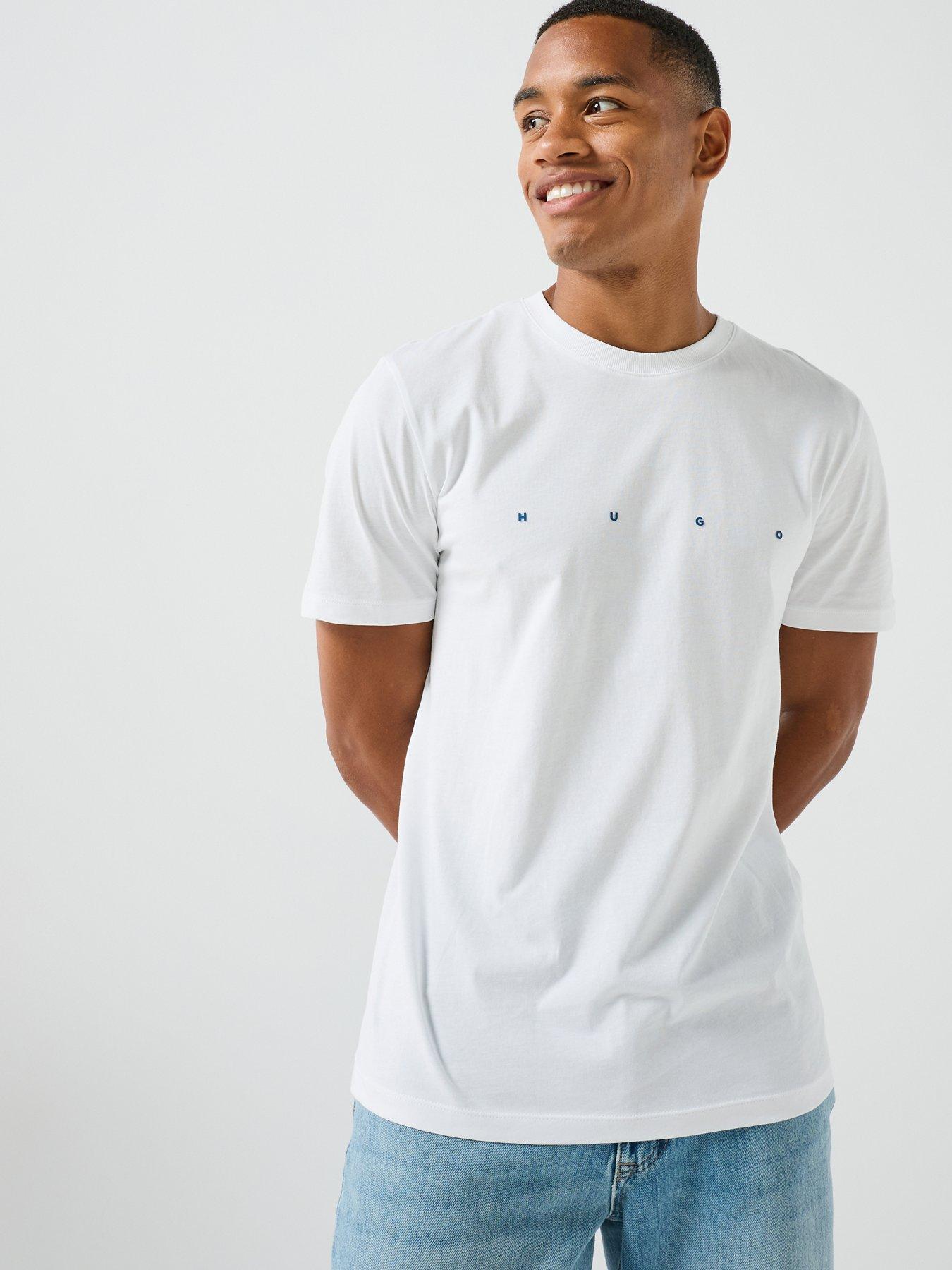 HUGO Hugo Dorosi Spaced Logo T-shirt - White