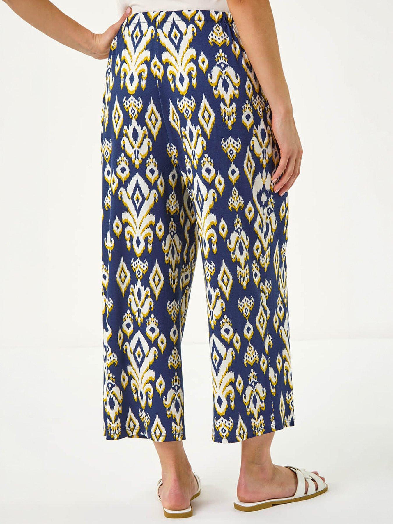 Image 2 of 5 of Roman Petite Aztec Stretch Trouser