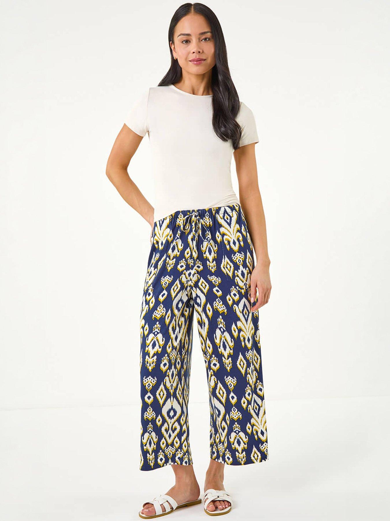 Image 3 of 5 of Roman Petite Aztec Stretch Trouser
