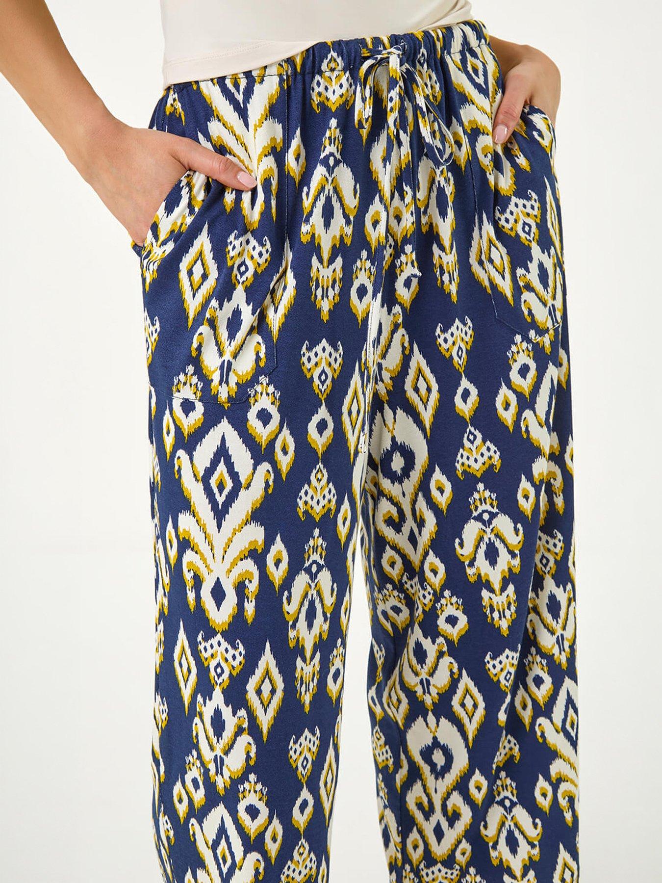 Image 5 of 5 of Roman Petite Aztec Stretch Trouser