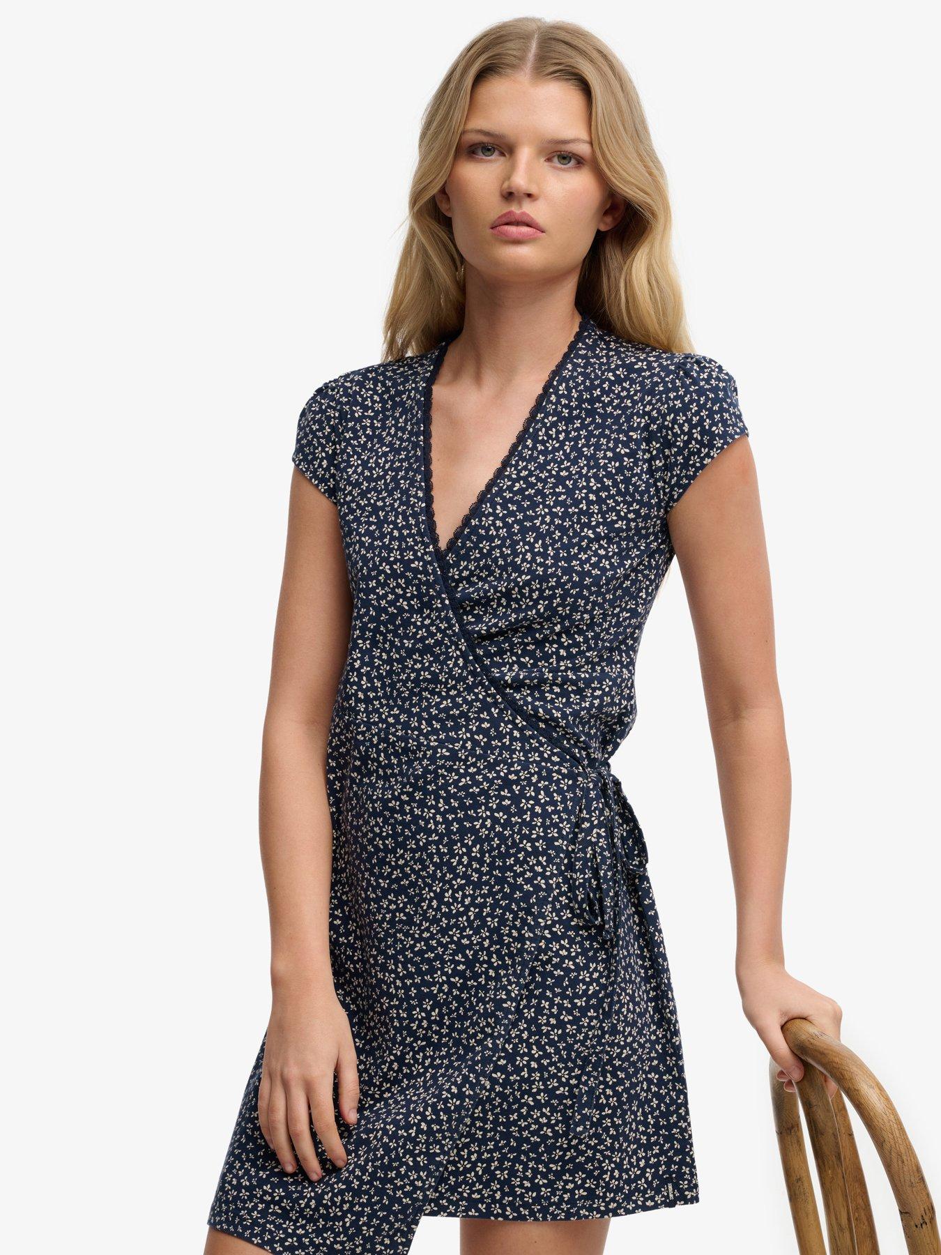 Image 5 of 6 of Superdry Athletic Essential Wrap Dress
