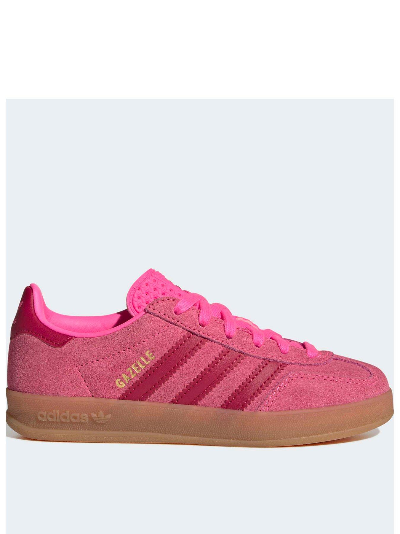 adidas Originals Girls' Gazelle Indoor Trainers - Pink