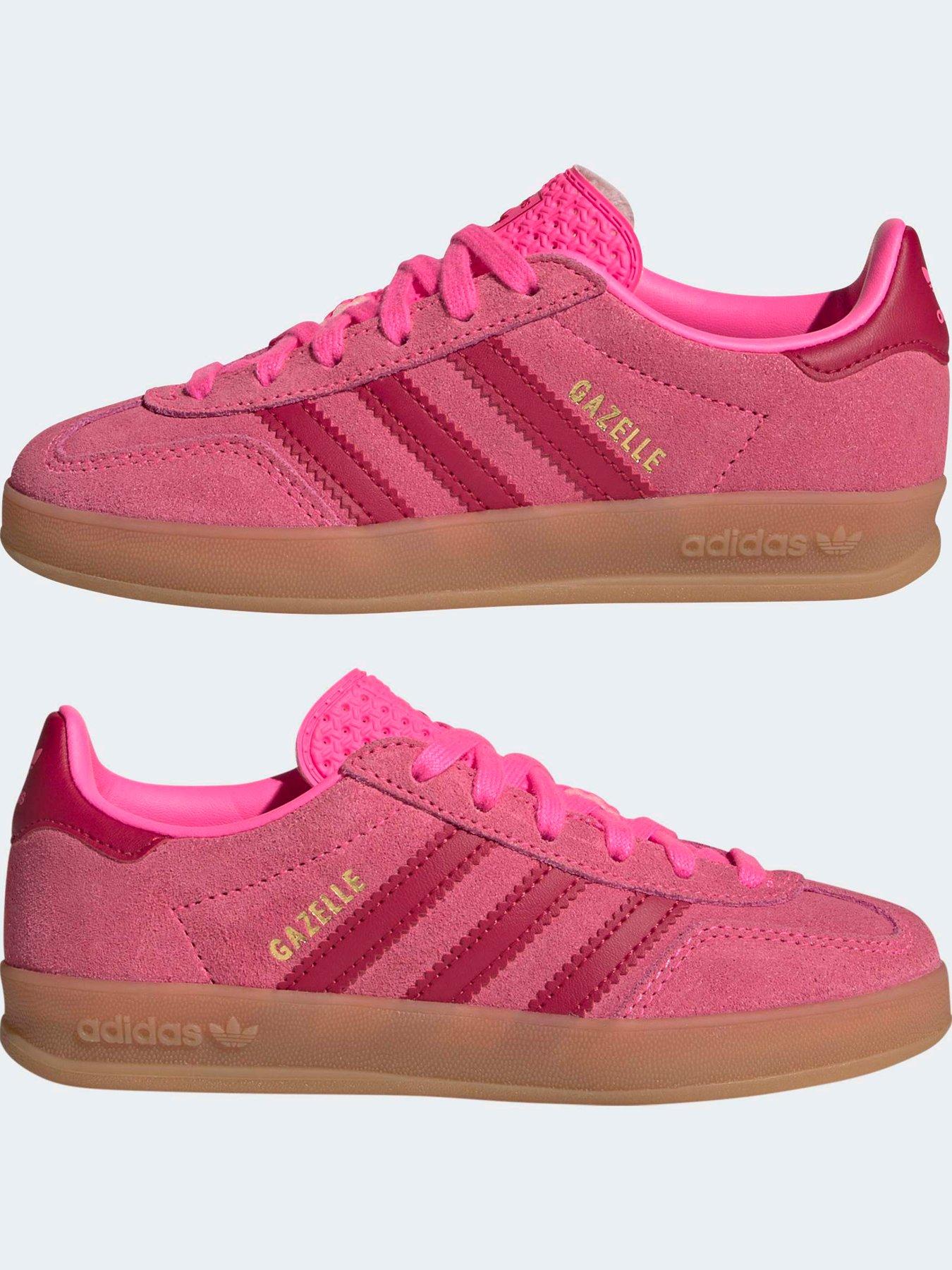 Image 6 of 7 of adidas Originals Girls' Gazelle Indoor Trainers - Pink
