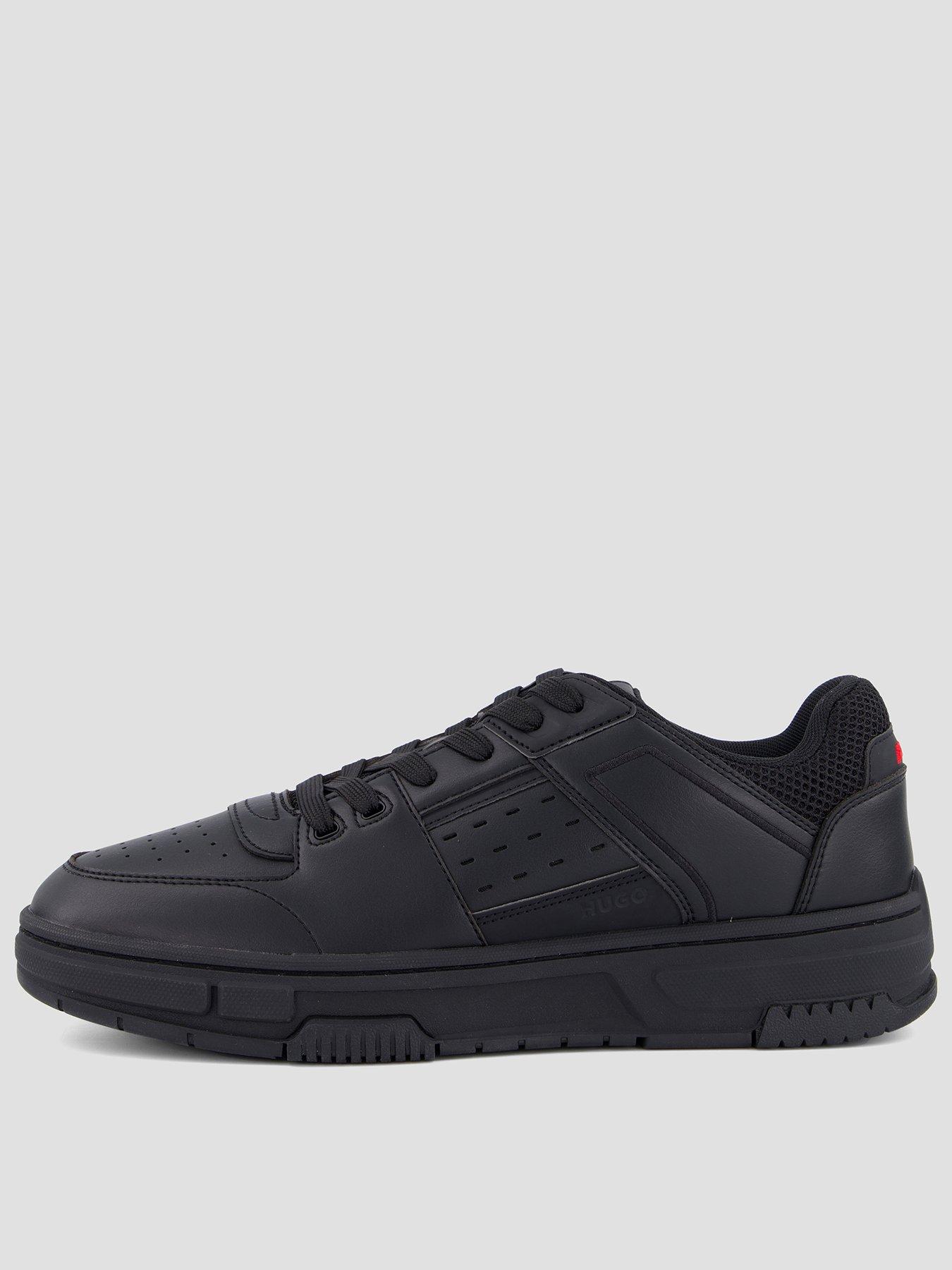 HUGO Yarrow Tenn PU Trainers - Black