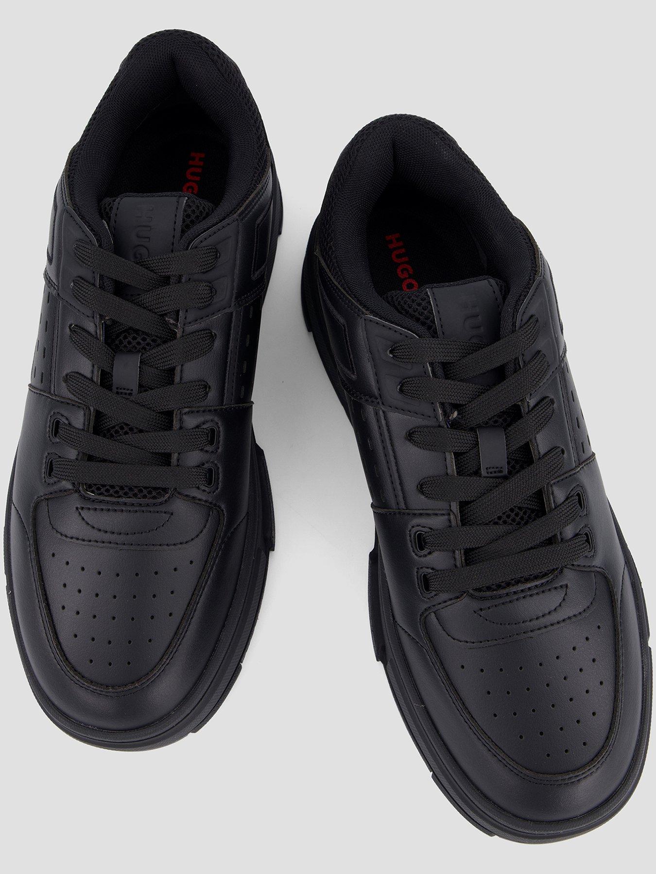 Image 3 of 7 of HUGO Yarrow Tenn PU Trainers - Black