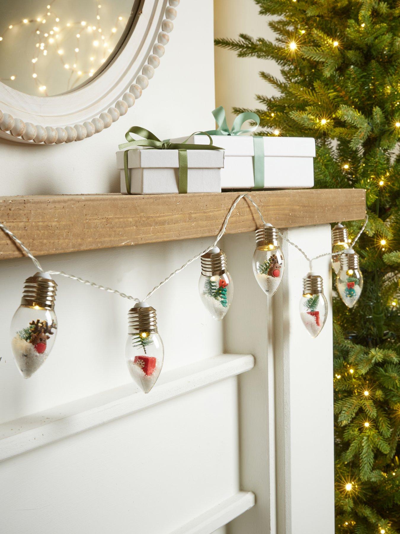 Three Kings Snowy Decobulb String Lights - Set Of 10