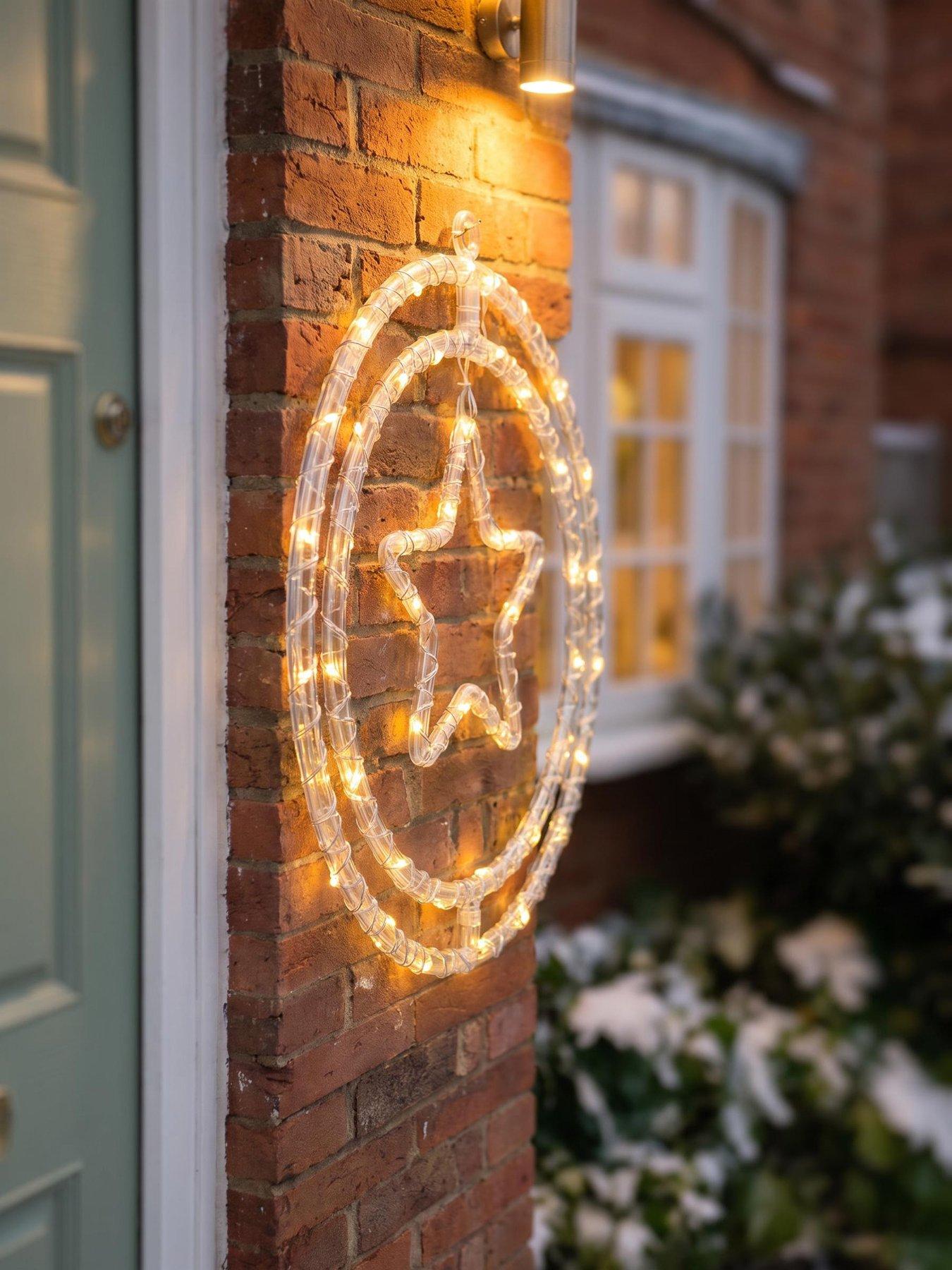 Three Kings Star Rings Indoor/Outdoor Christmas Light - Warm White