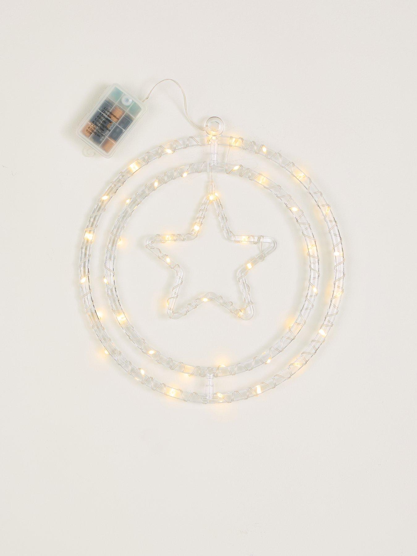 Image 2 of 6 of Three Kings Star Rings Indoor/Outdoor Christmas Light - Warm White