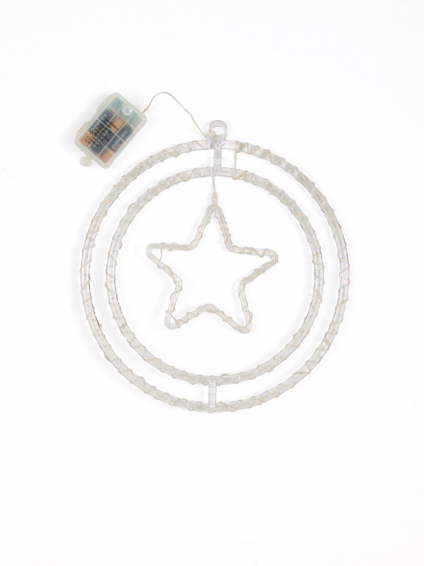 Image 3 of 6 of Three Kings Star Rings Indoor/Outdoor Christmas Light - Warm White