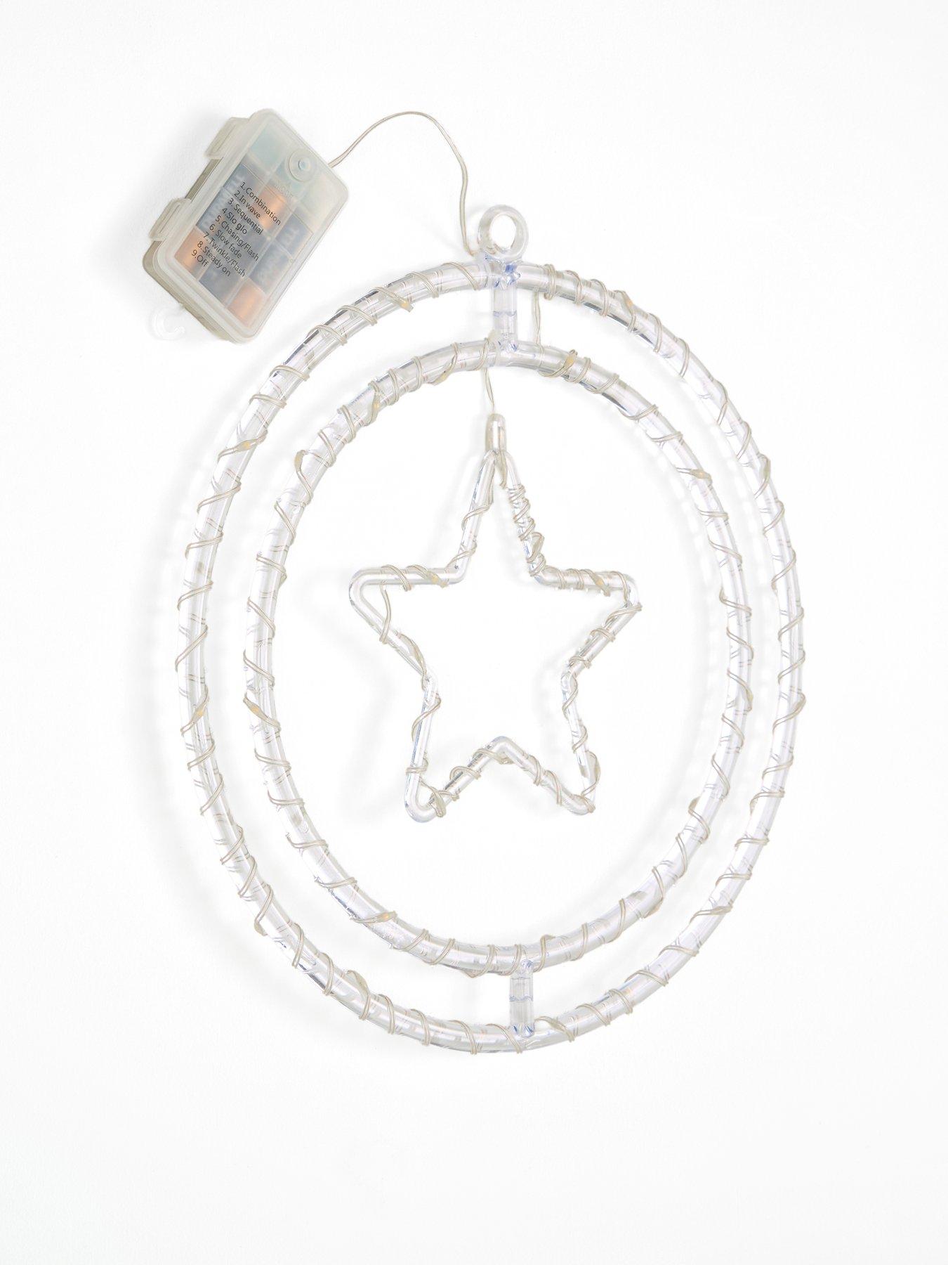 Image 4 of 6 of Three Kings Star Rings Indoor/Outdoor Christmas Light - Warm White