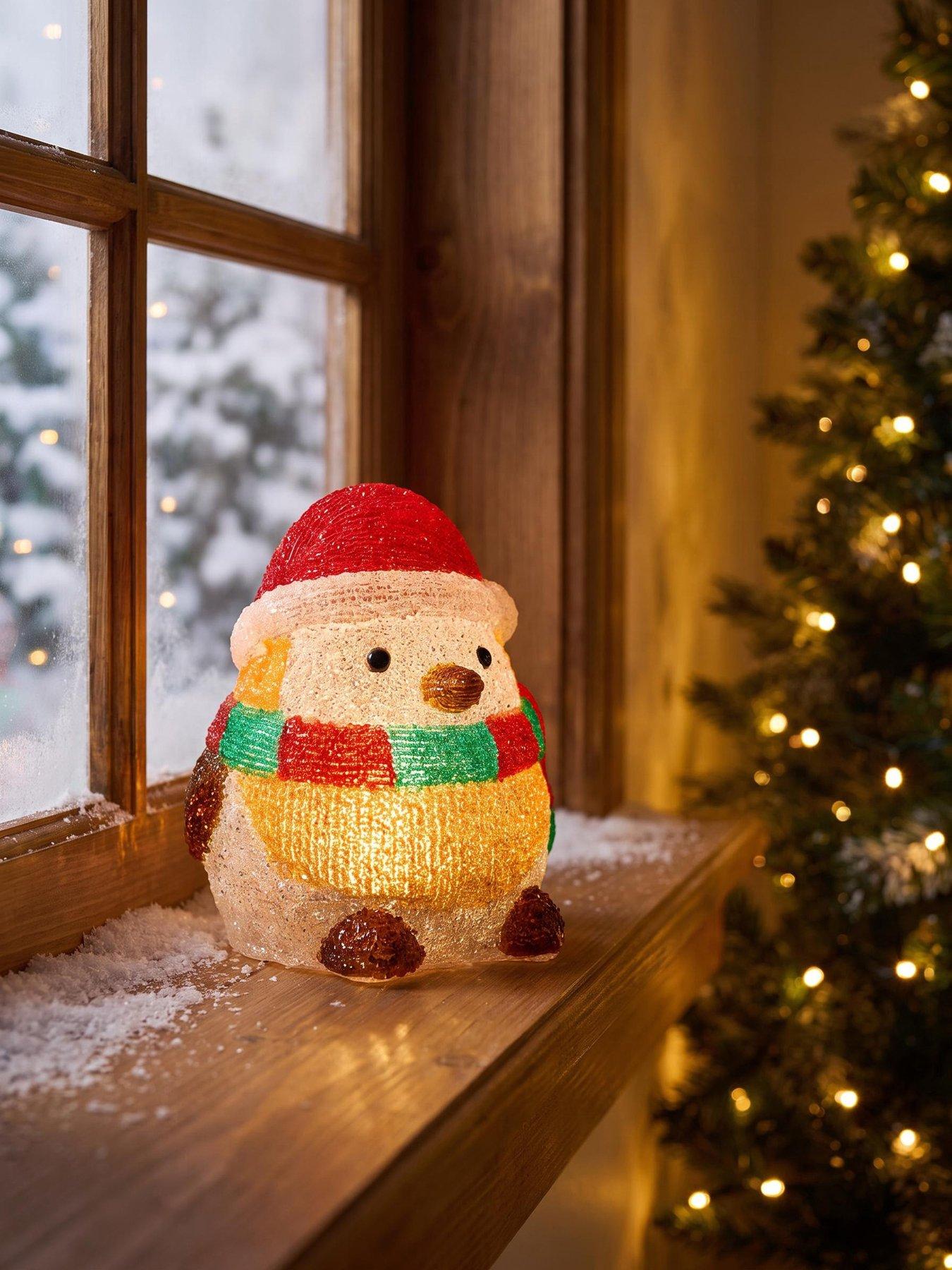 Three Kings Light Up Ice Santa Robin