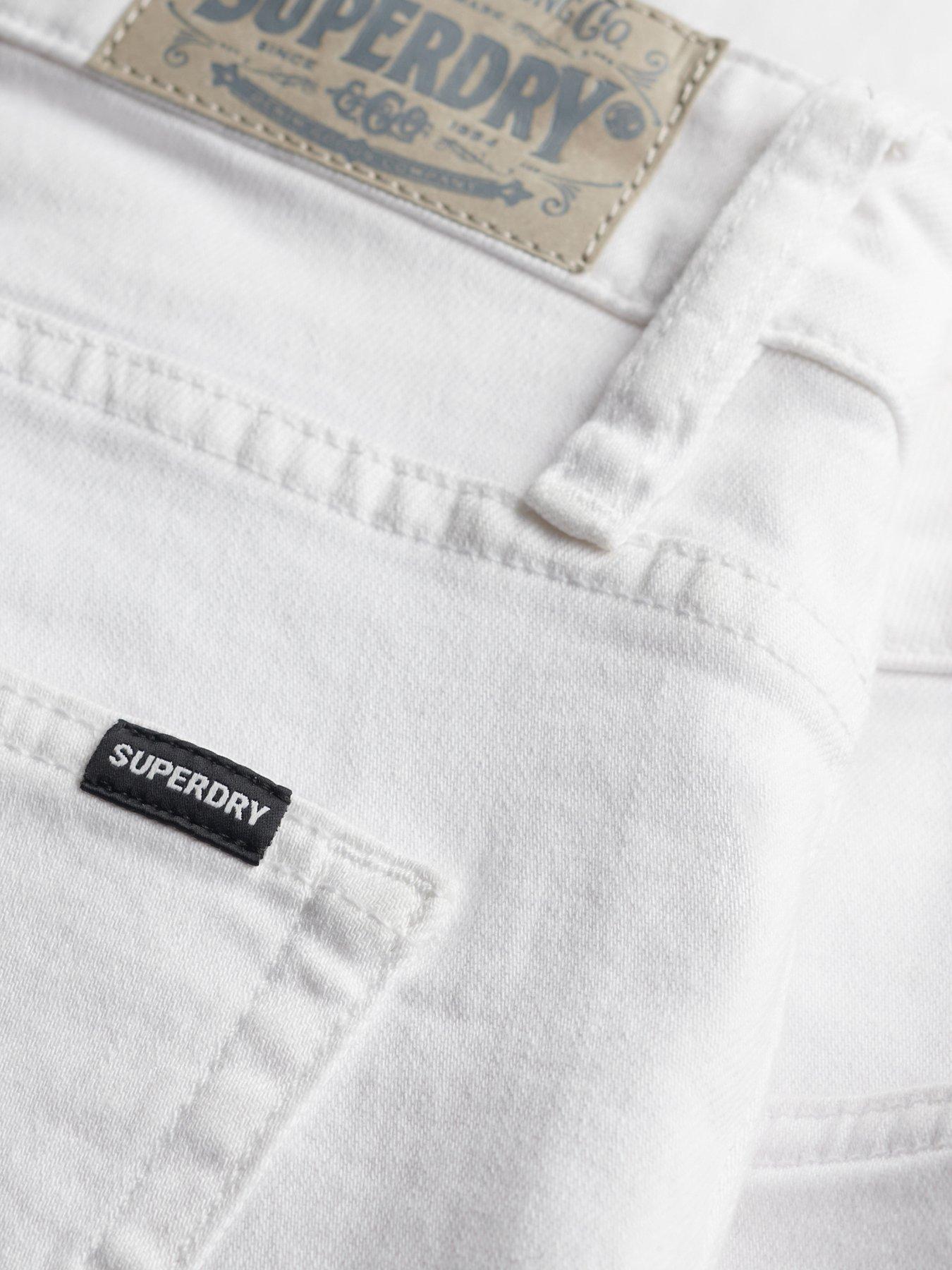 Image 7 of 7 of Superdry Mid Rise Skinny Jean - White