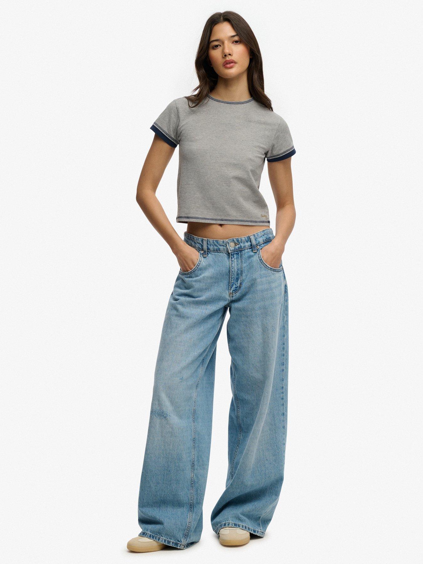 Image 3 of 5 of Superdry Ath Ess Layered Top - Grey