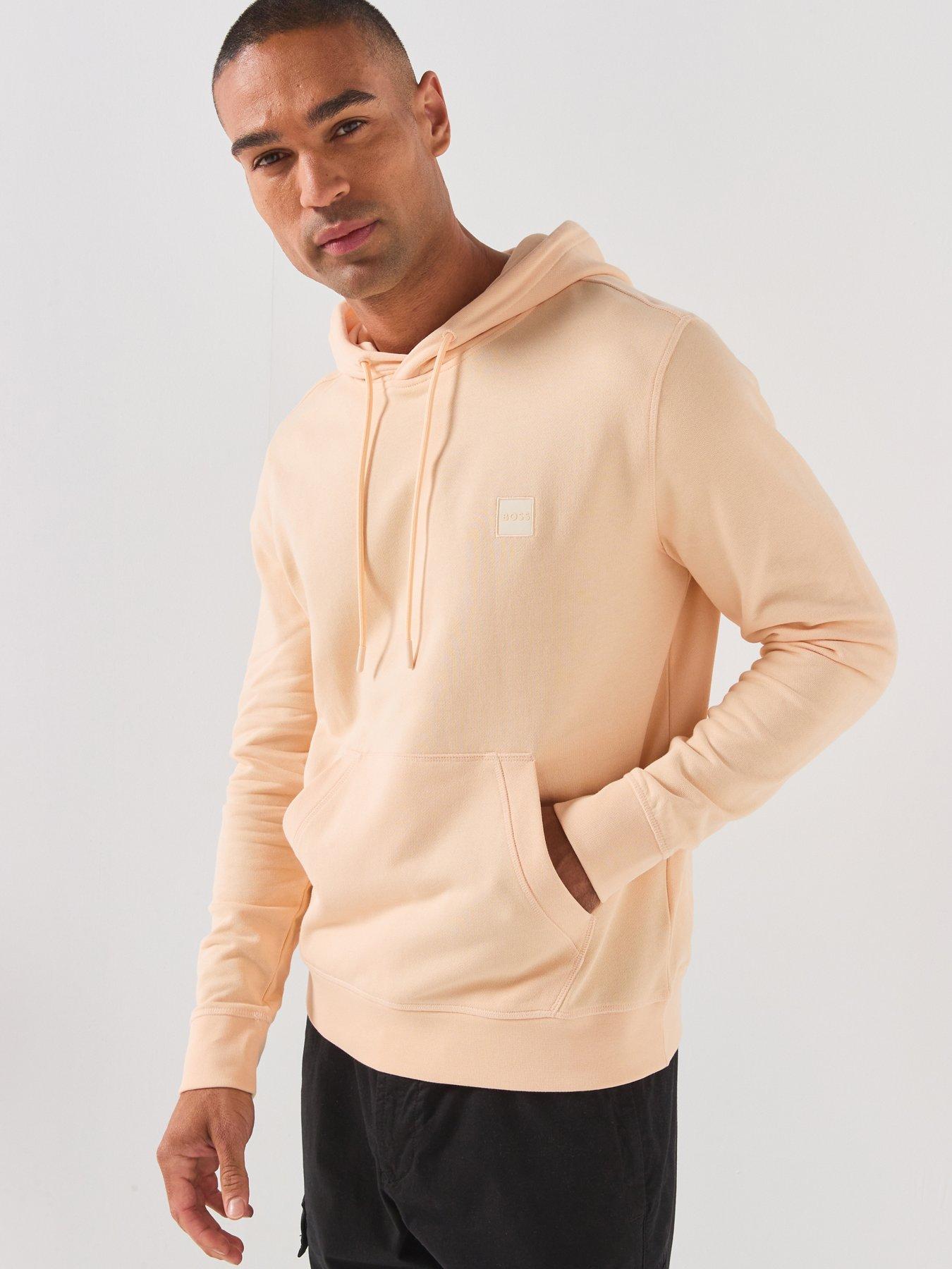 BOSS Wetalk Overhead Tonal Logo Hoodie - Orange