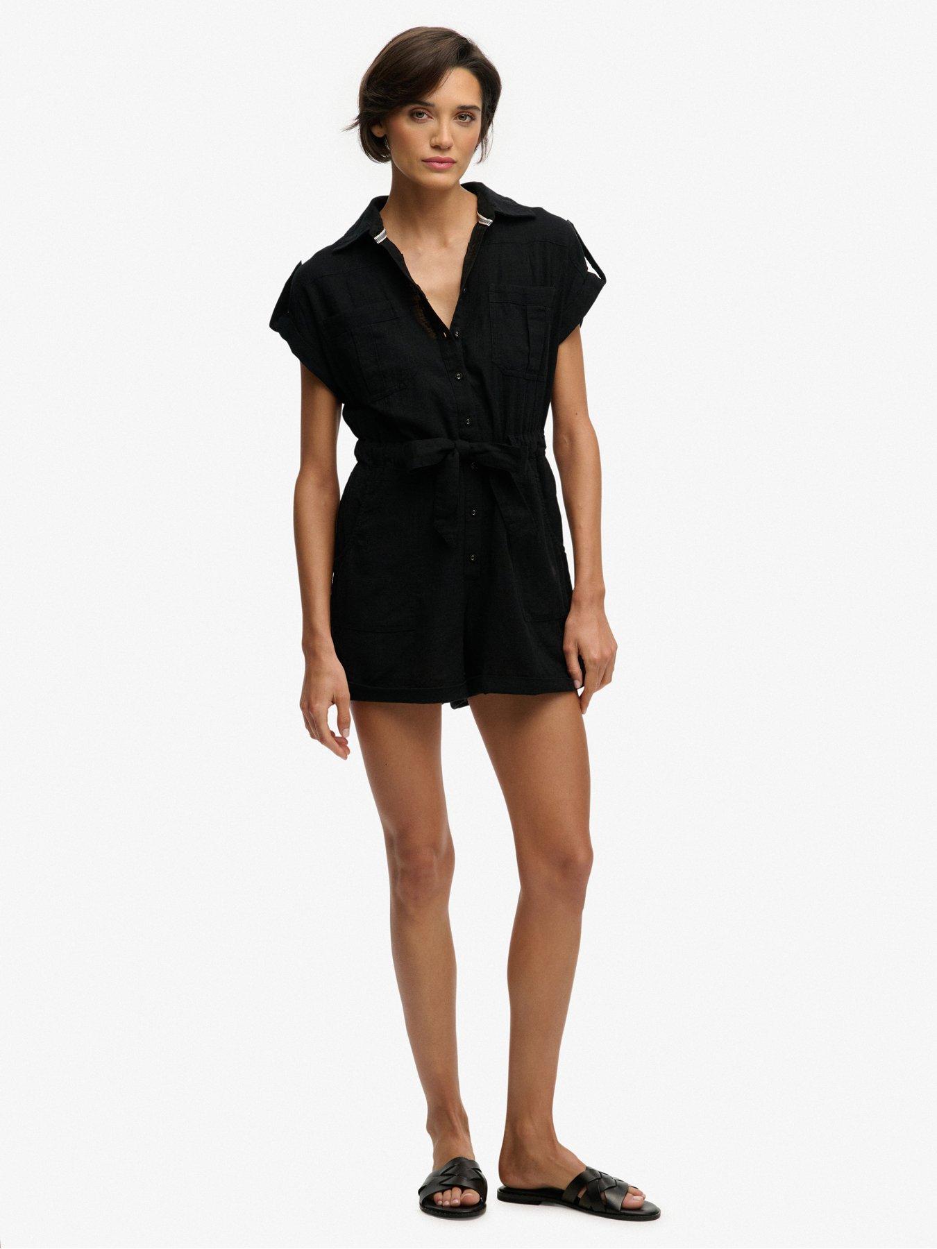 Image 4 of 7 of Superdry Belted Utility Playsuit