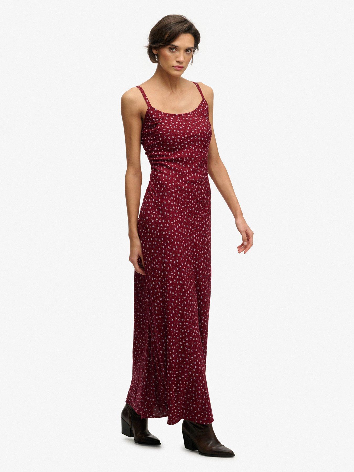 Image 3 of 7 of Superdry Printed Cami Maxi Dress