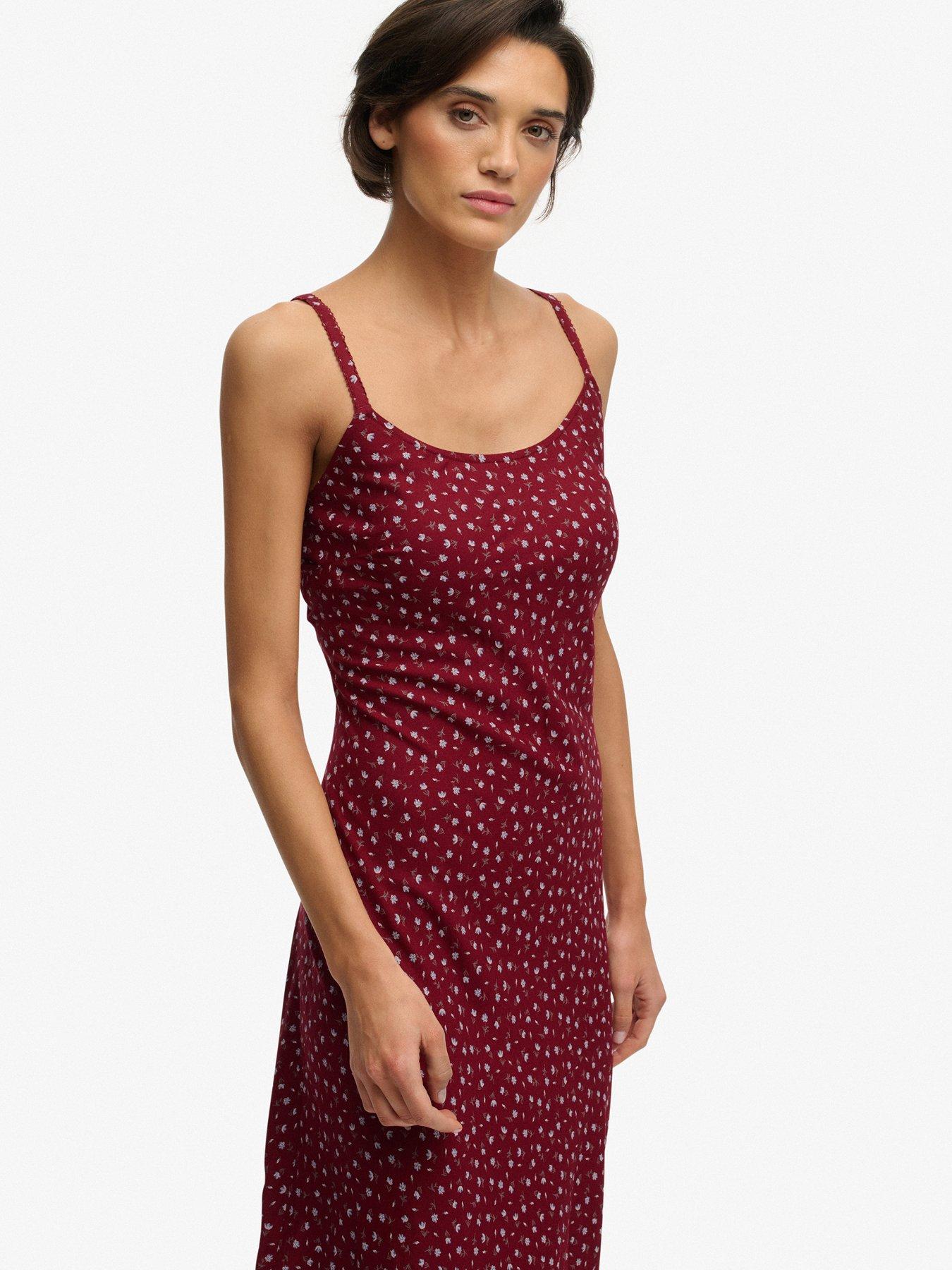 Image 4 of 7 of Superdry Printed Cami Maxi Dress