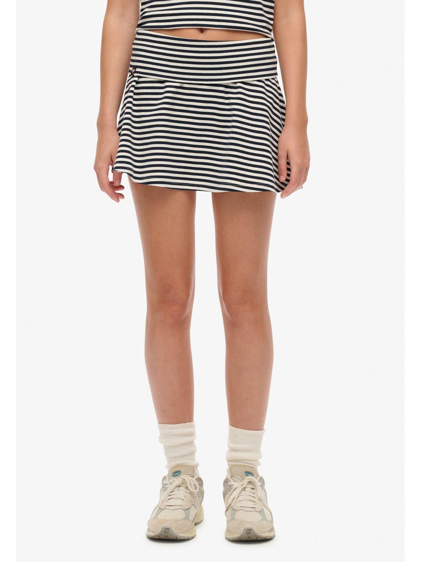 Image 6 of 7 of Superdry Ath Ess Fold Over Skirt
