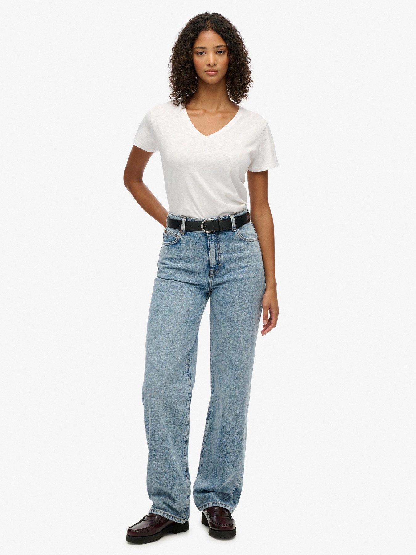 Image 3 of 6 of Superdry High Rise Wide Leg Jean