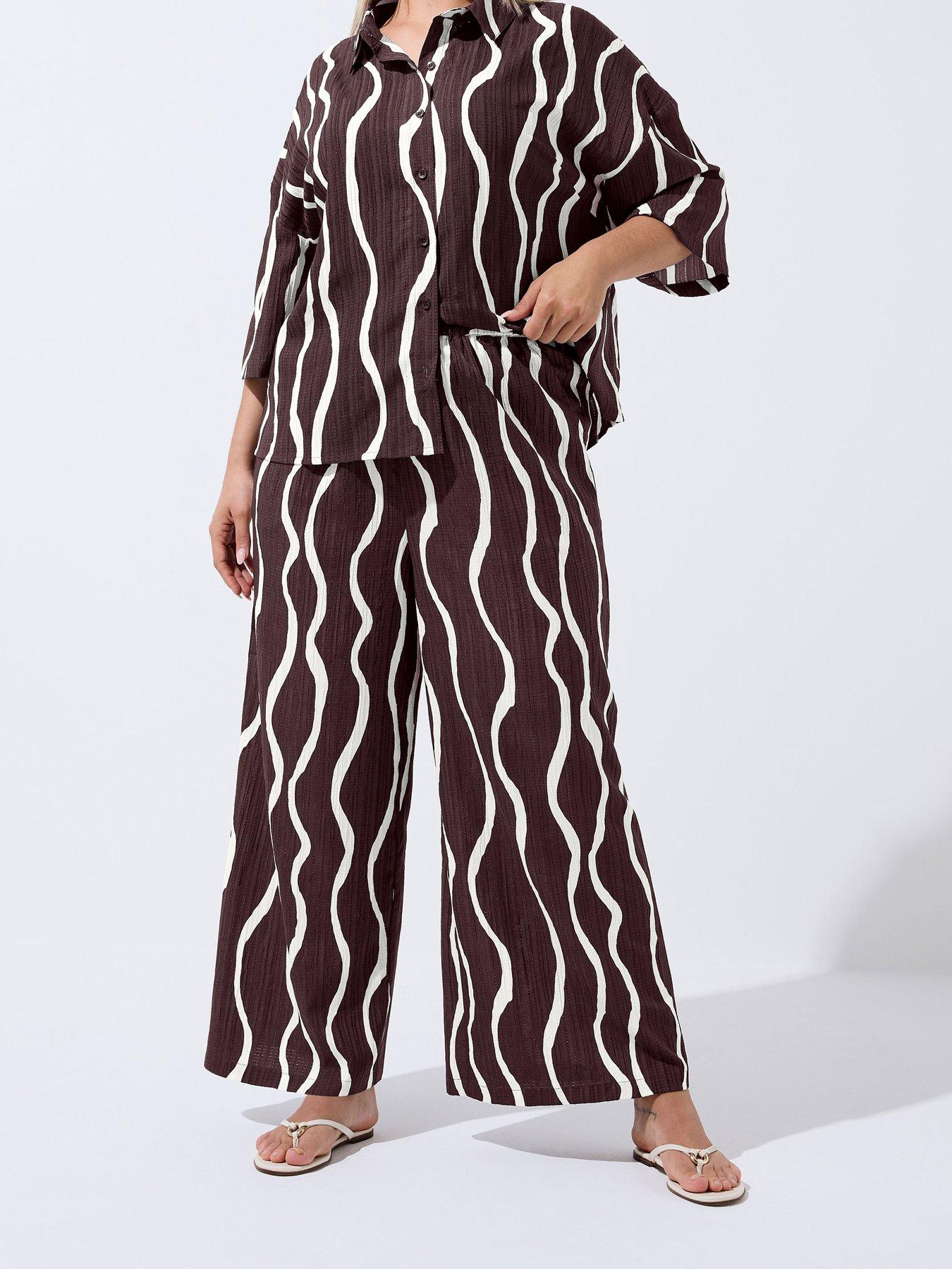 Yours Curve Cord Trouser Co-ord