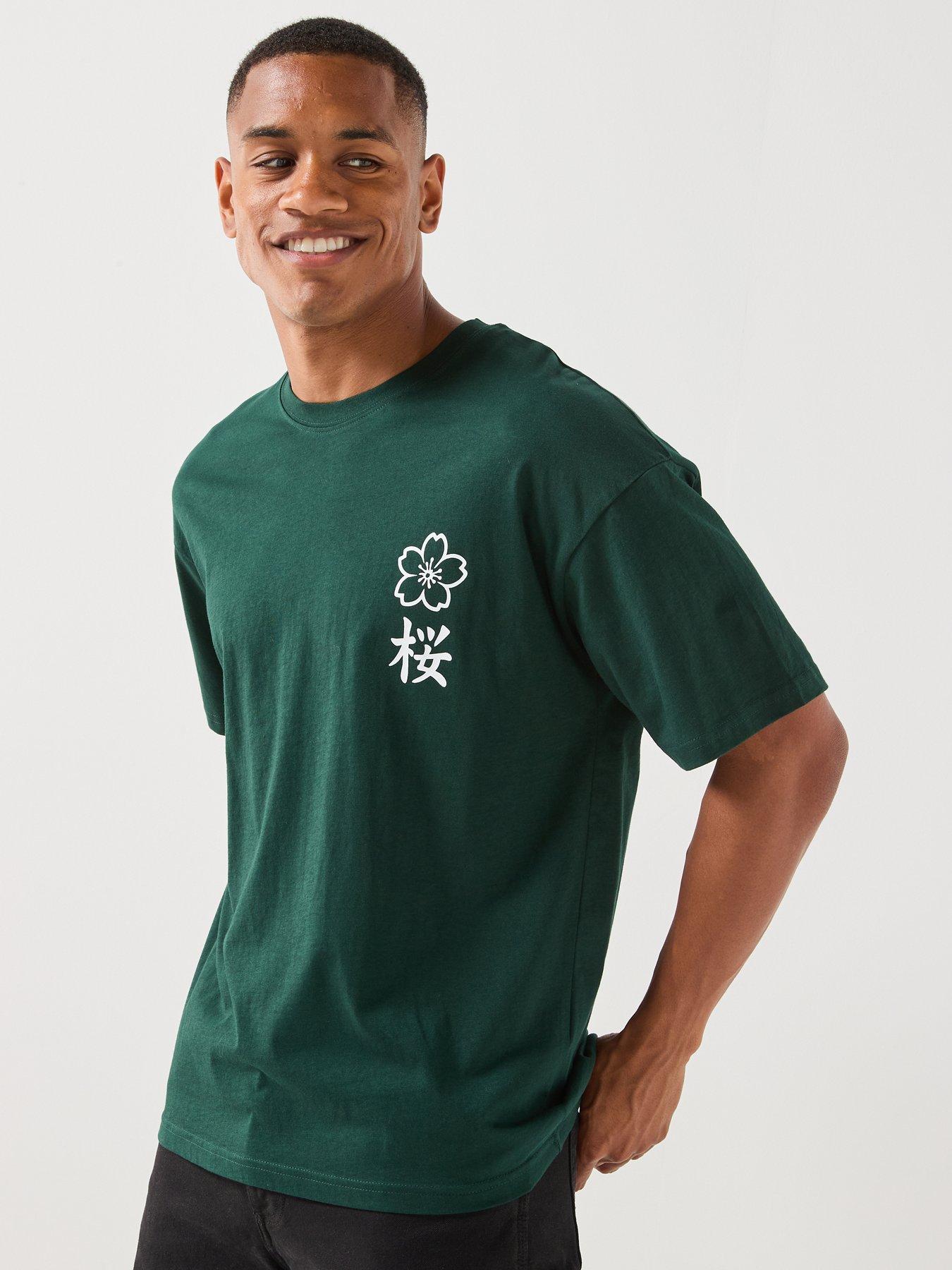 Image 2 of 6 of Jack & Jones Dylan T-Shirt - Green