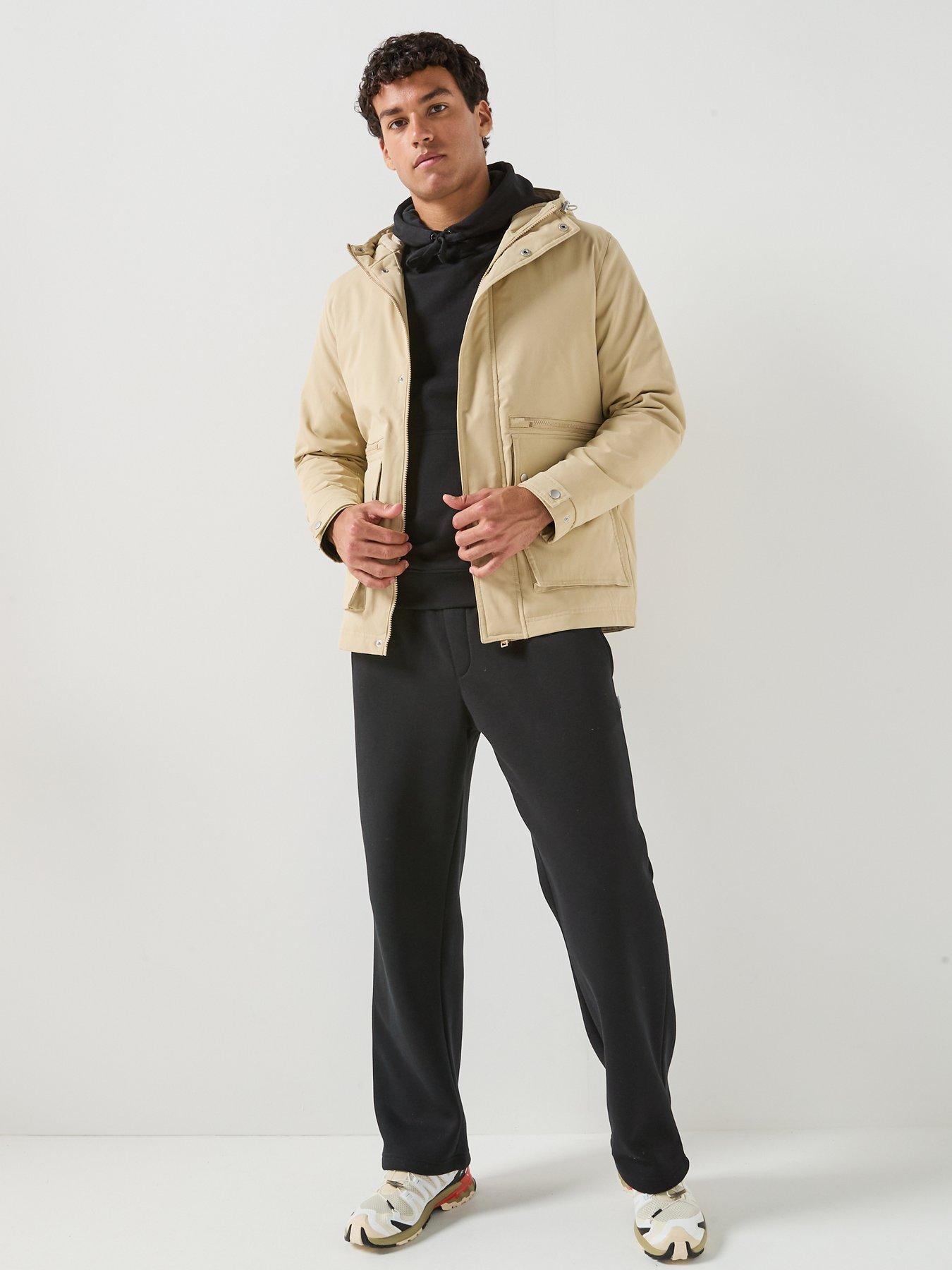 Image 3 of 6 of Jack & Jones Men's Wolf Parka Jacket - Beige