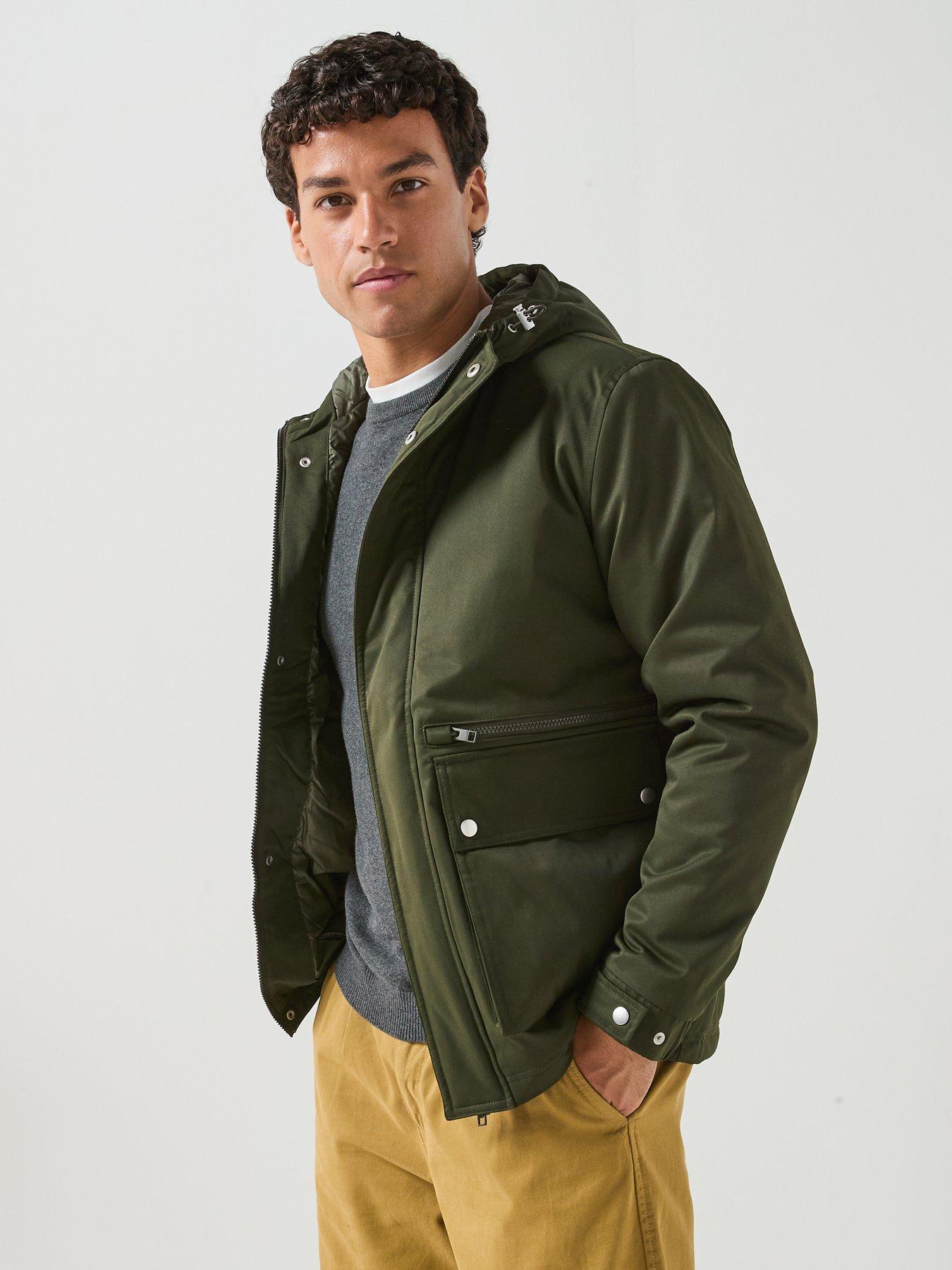 Image 1 of 6 of Jack & Jones Wolf Parka - Rosin