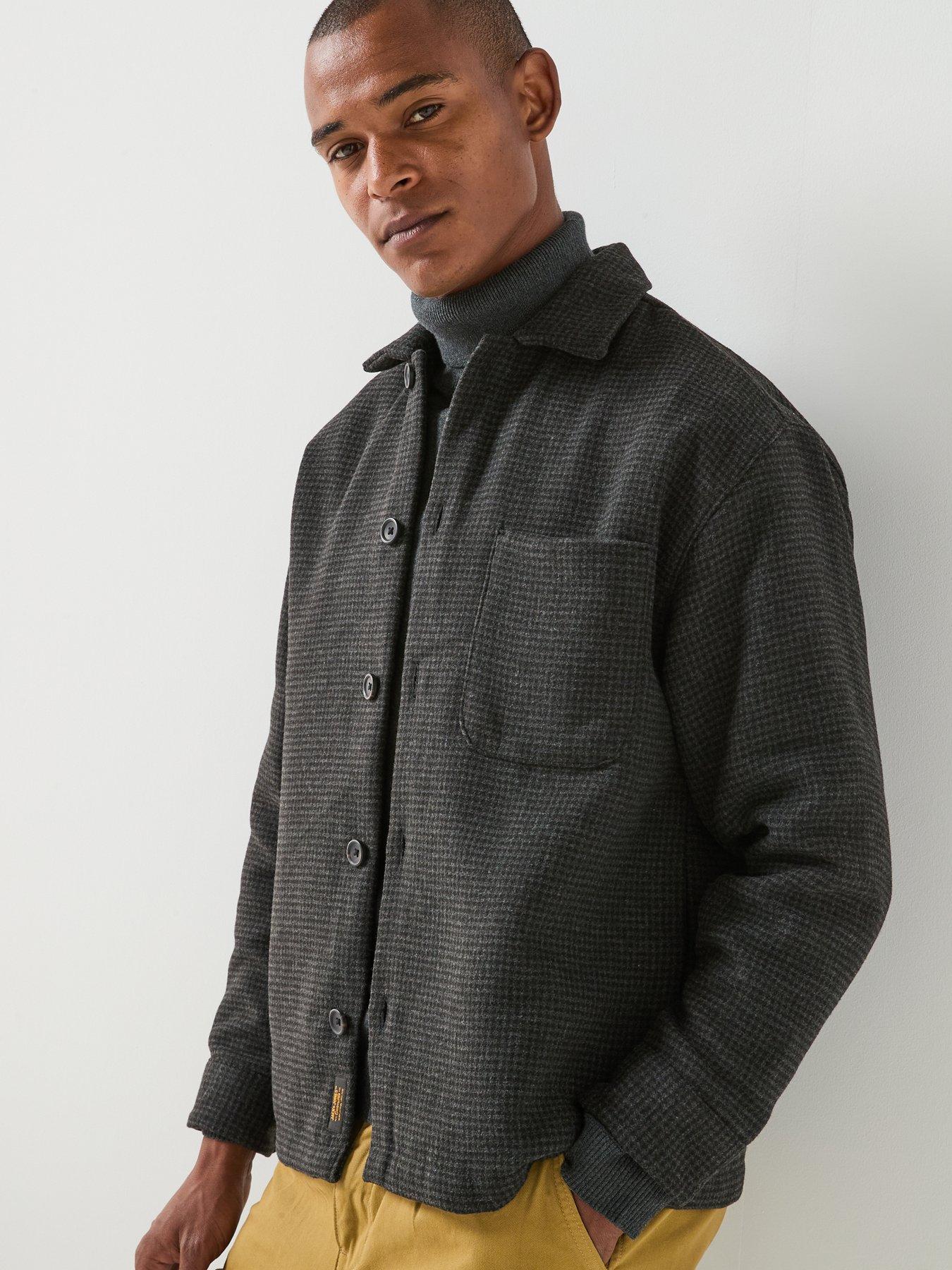 Jack & Jones Men's Soho Ollie Long Sleeve Overshirt - Black