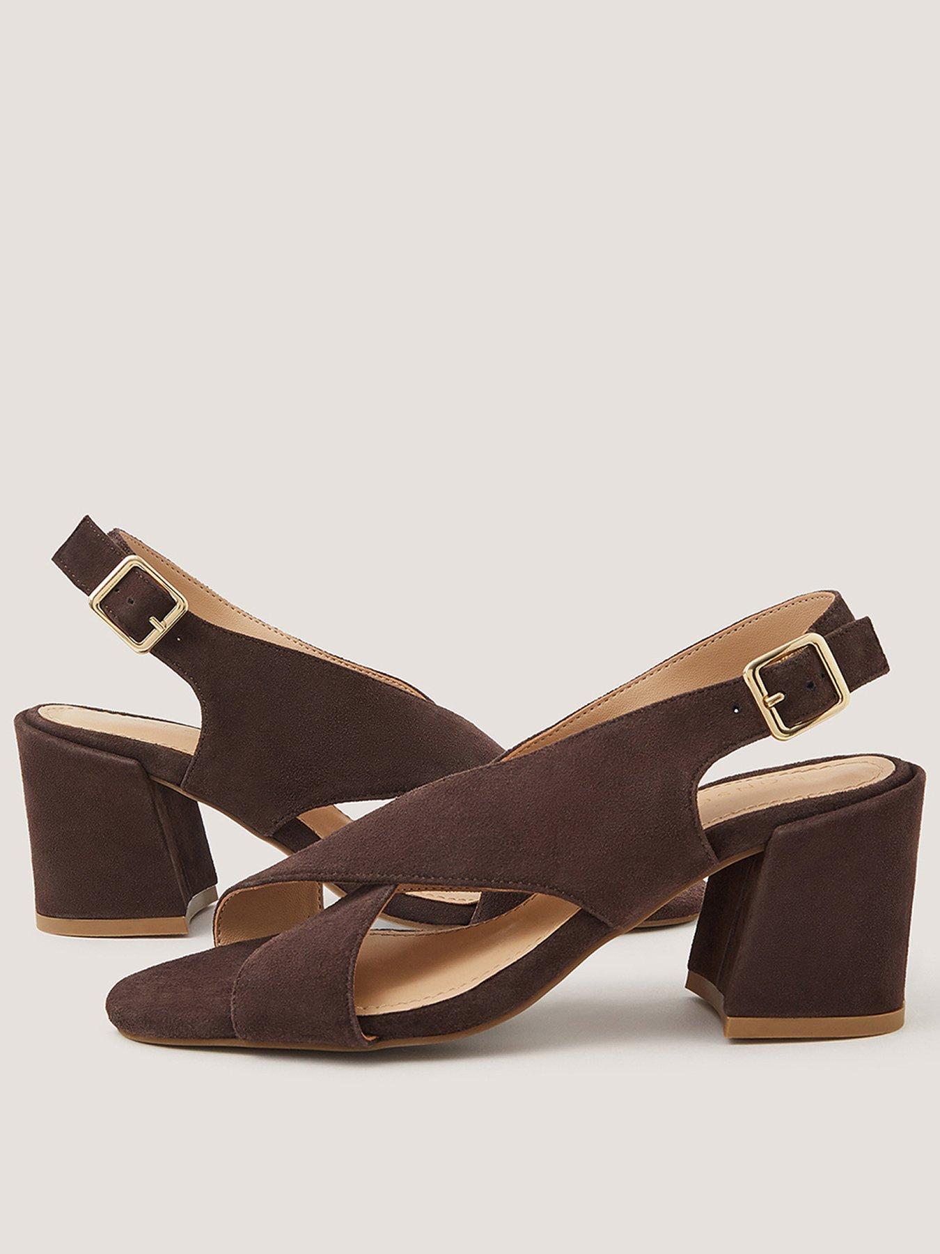 Image 1 of 3 of Monsoon Cally Cross Front Sandal