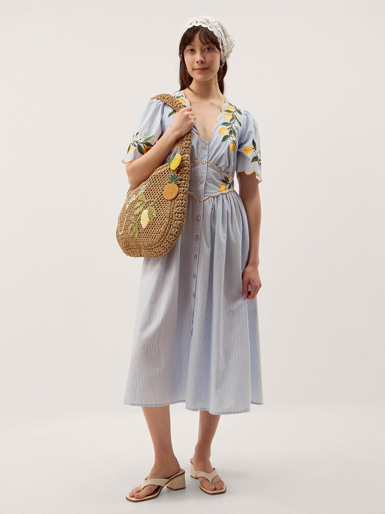 Monsoon Marisol Emb Dress