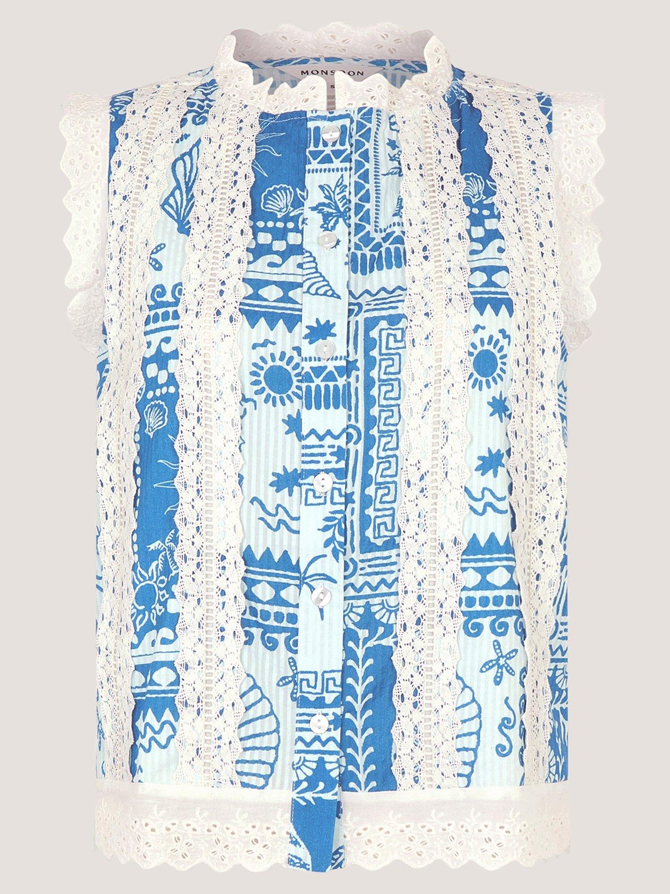 Image 5 of 5 of Monsoon Soleil Print Tank