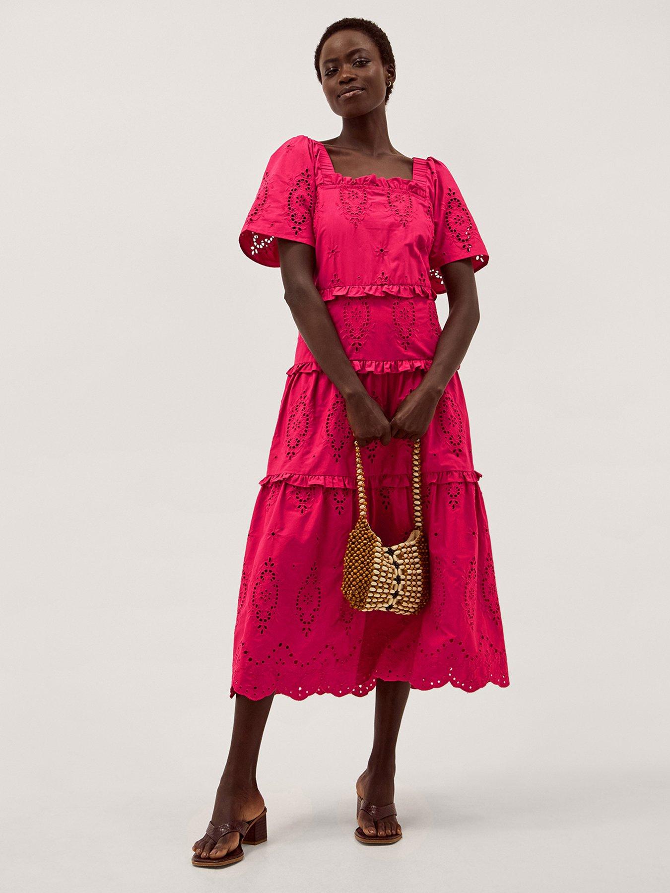 Image 2 of 5 of Monsoon Brooke Cutwork Dress