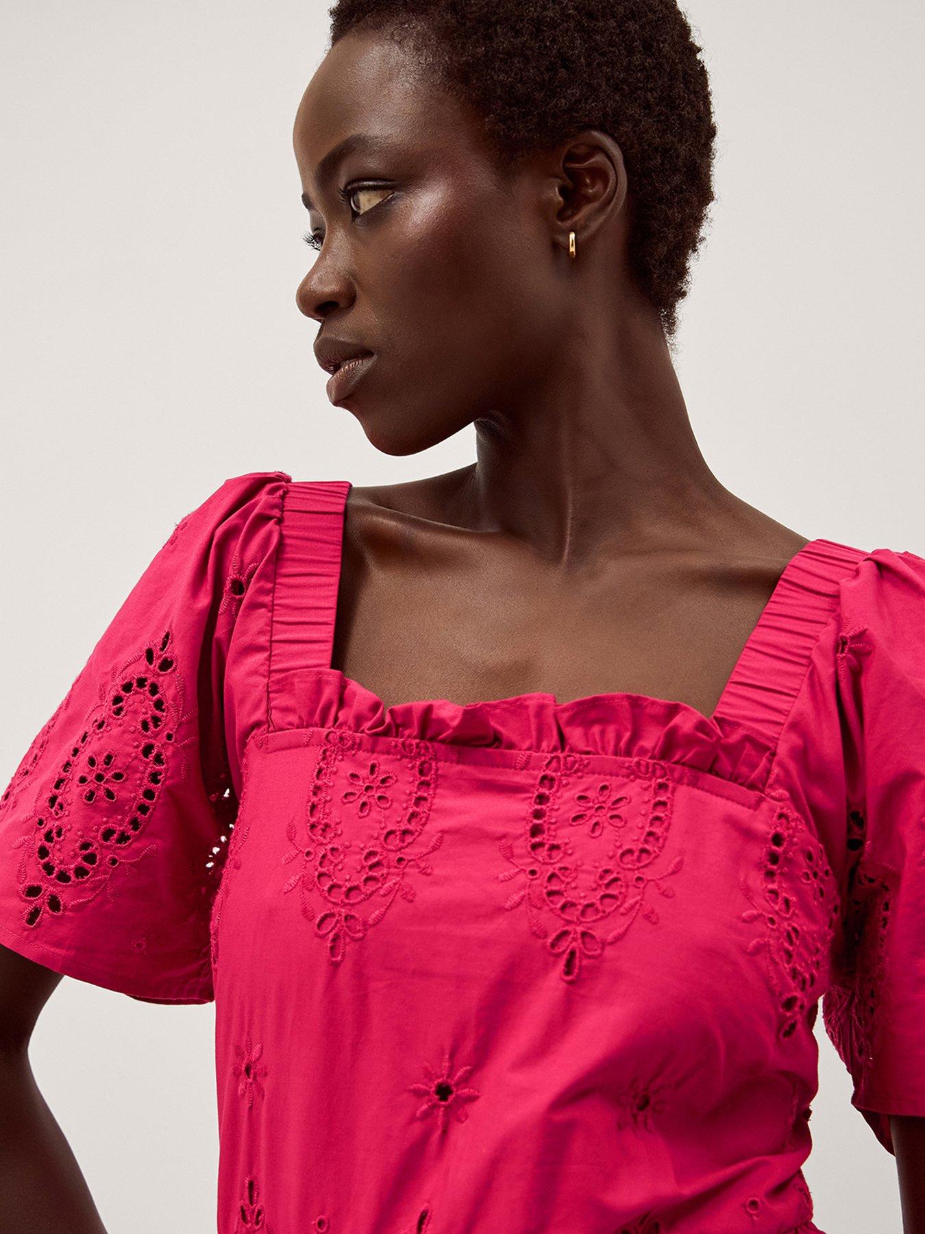 Image 3 of 5 of Monsoon Brooke Cutwork Dress