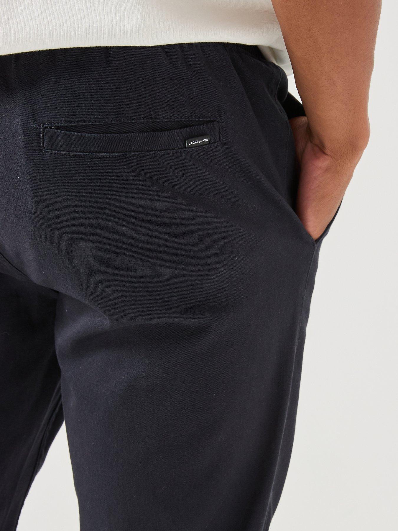 Image 4 of 6 of Jack & Jones Stace Dylan Joggers - Navy