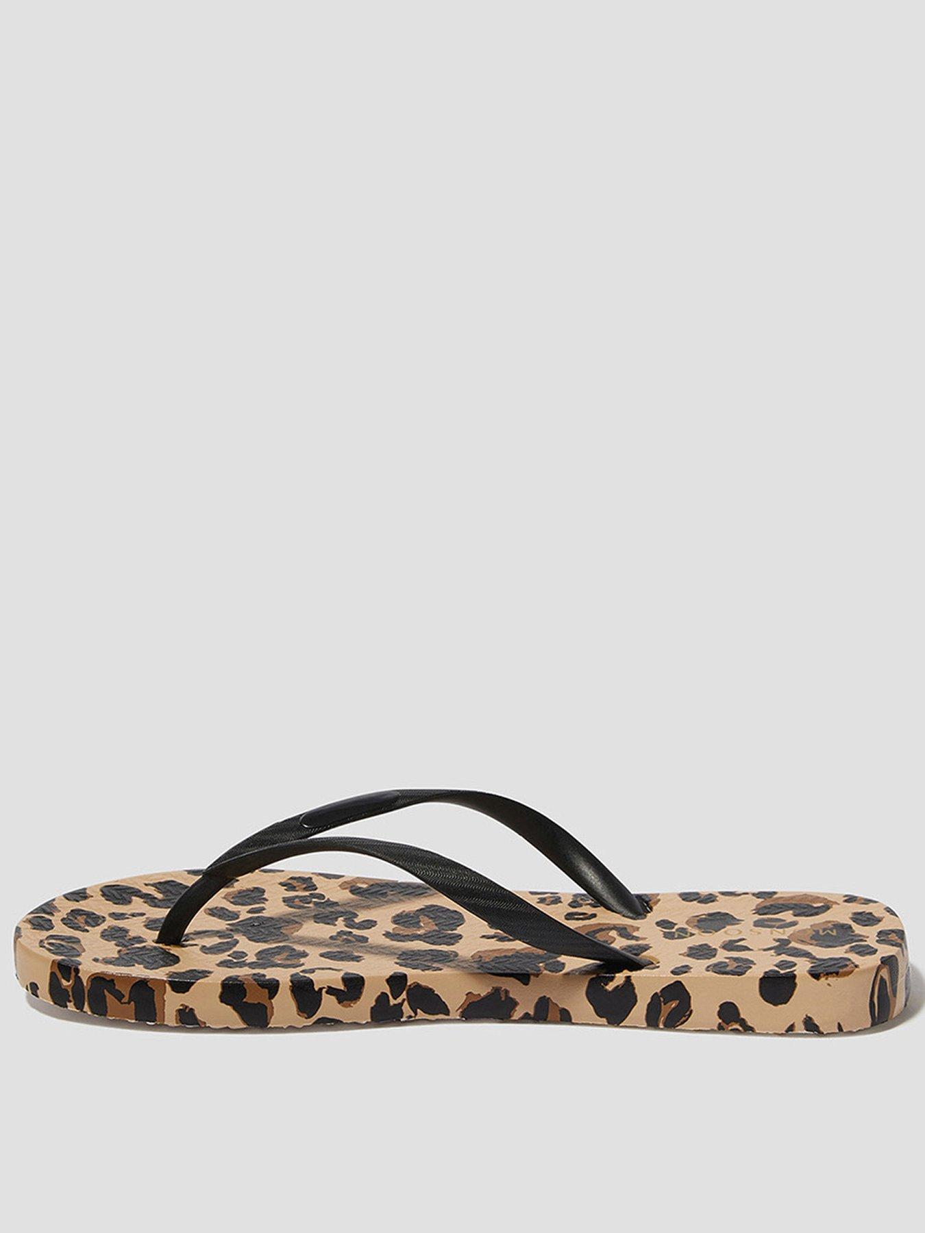 Monsoon Eva Leopard Flip Flop - Print
