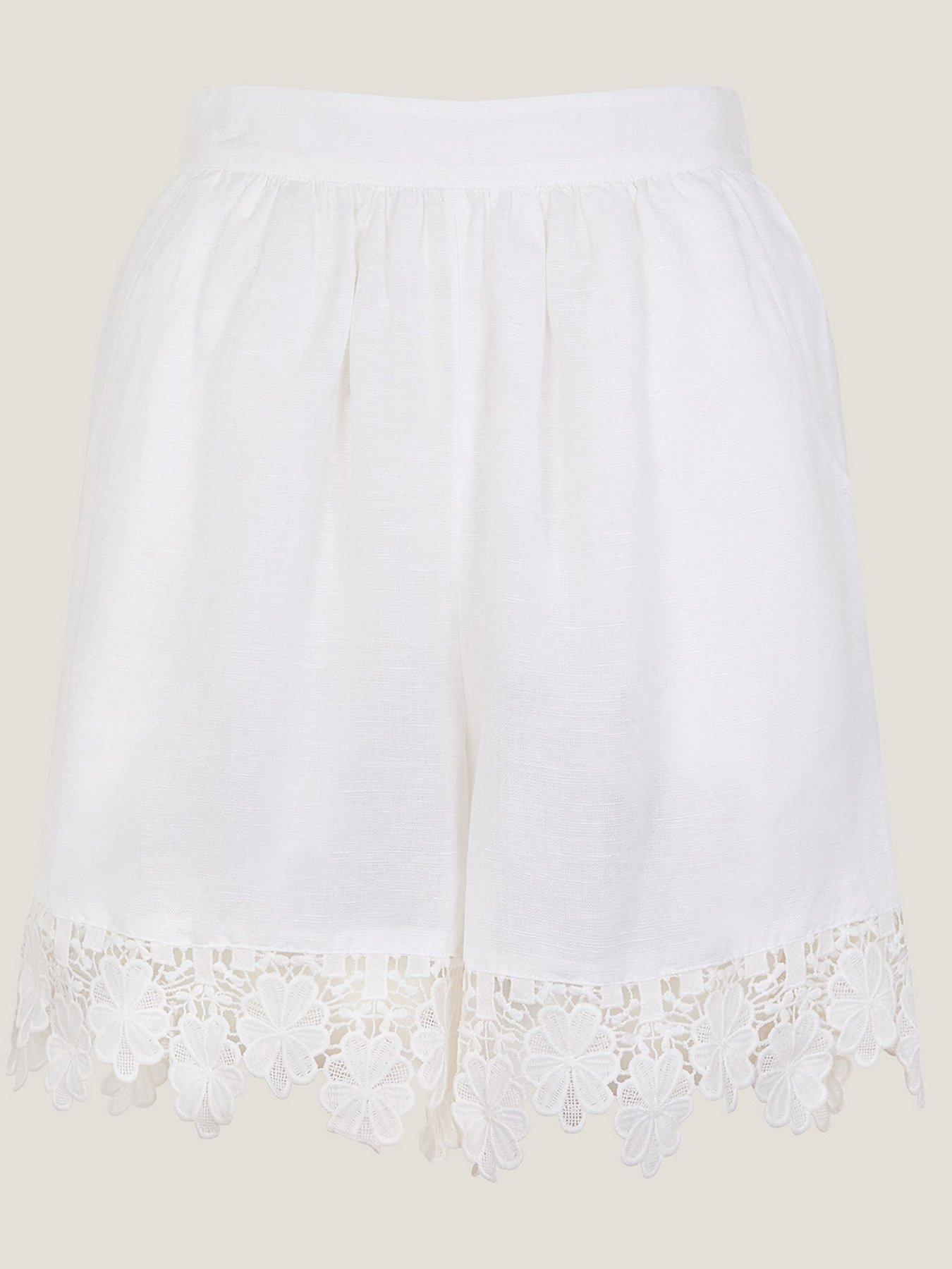 Image 5 of 5 of Monsoon Lara Linen Shorts