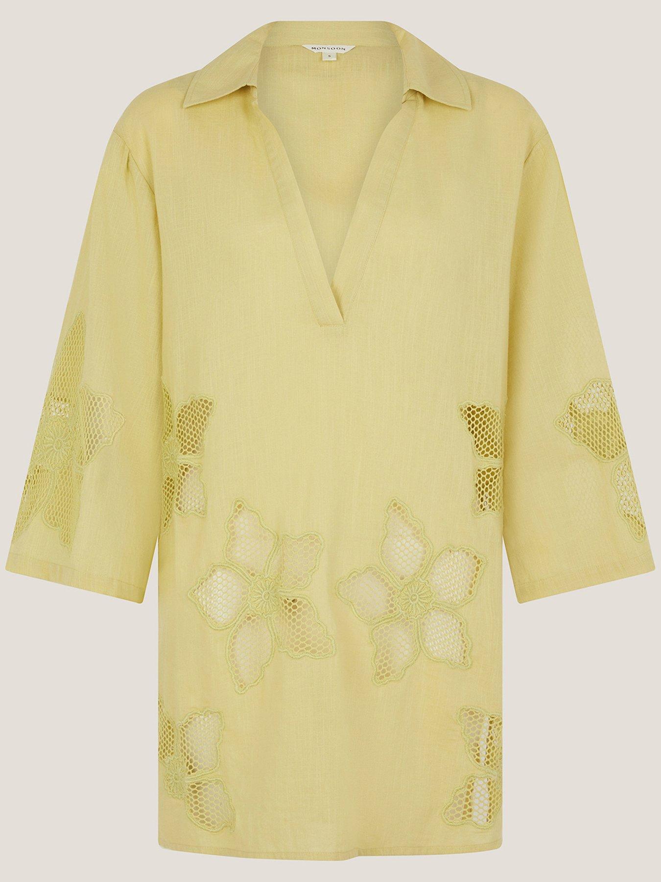 Image 6 of 6 of Monsoon Joanna Cutwork Shirt